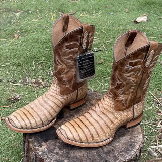 Cody James Men's Caiman Belly Western Boots - Broad Square Toe