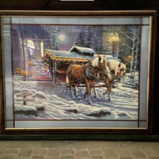 Walnut Burl with Gold Wood Picture Frame