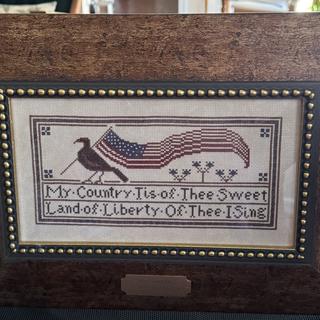 Distressed Walnut Wood Picture Frame