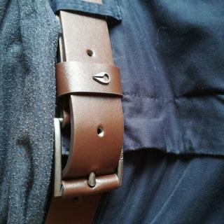 Ceinture en cuir style américain | Marron foncé – Nixon EU
