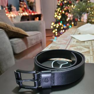 Ceinture végane Americana | Entièrement noire – Nixon EU