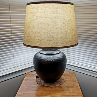 Brighton hammered pot bronze table lamp new arrivals