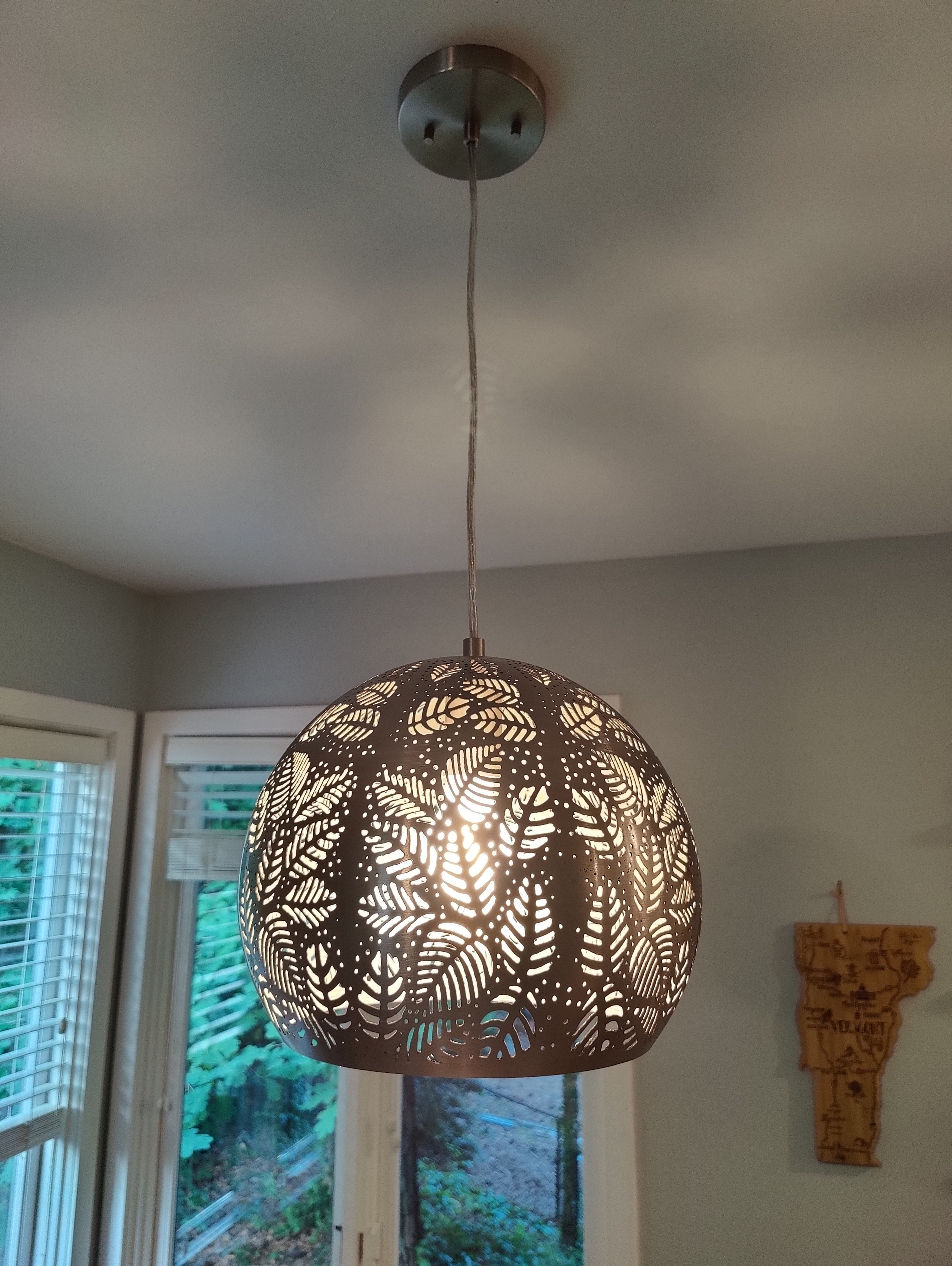 Moroccan Mini Pendant in Brushed Nickel Finish - #71F42 | Lamps Plus