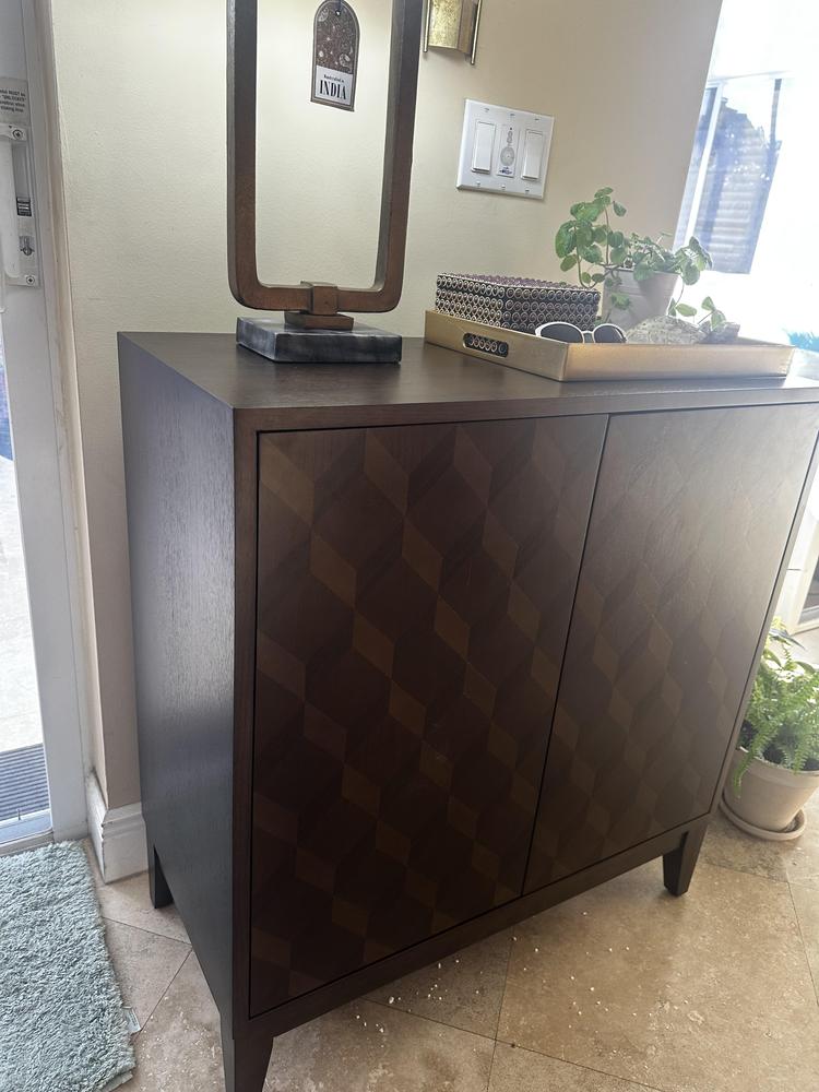 Warner 2-Door Wood Modern Accent Chest - #78P32 | Lamps Plus