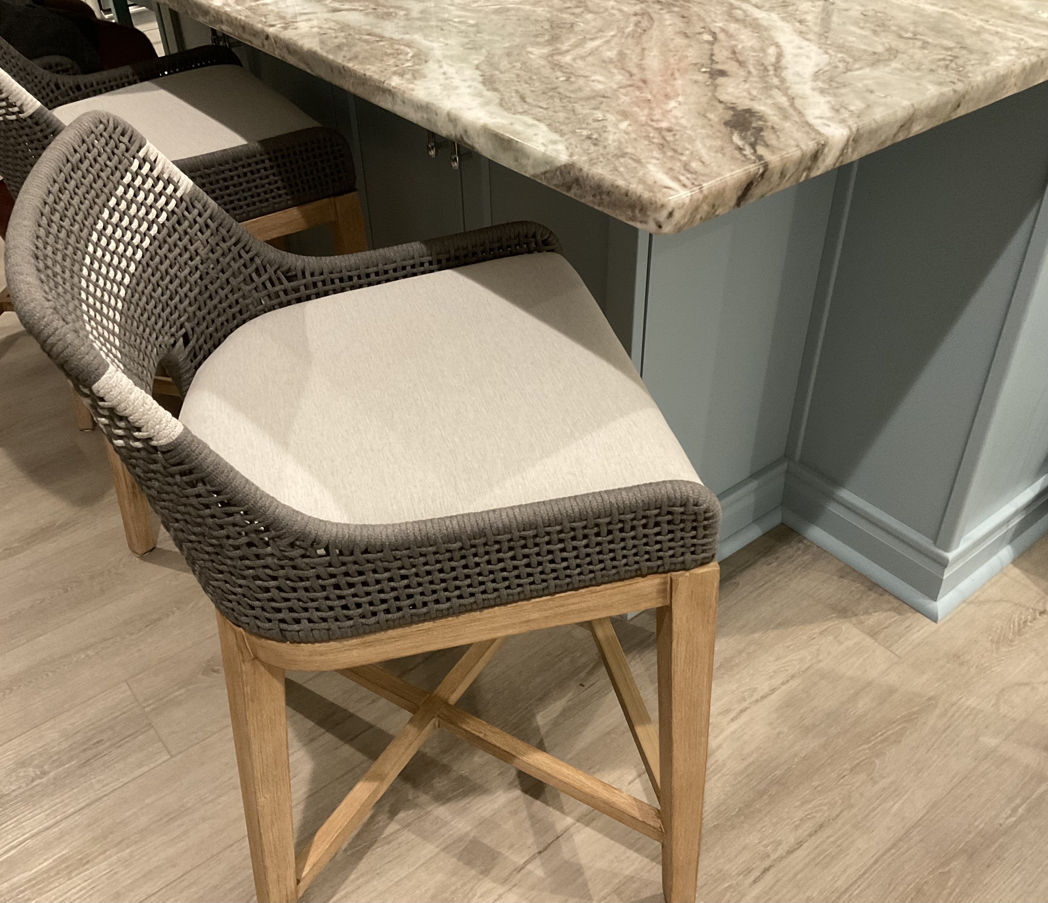 Loom 30 Taupe White Rope