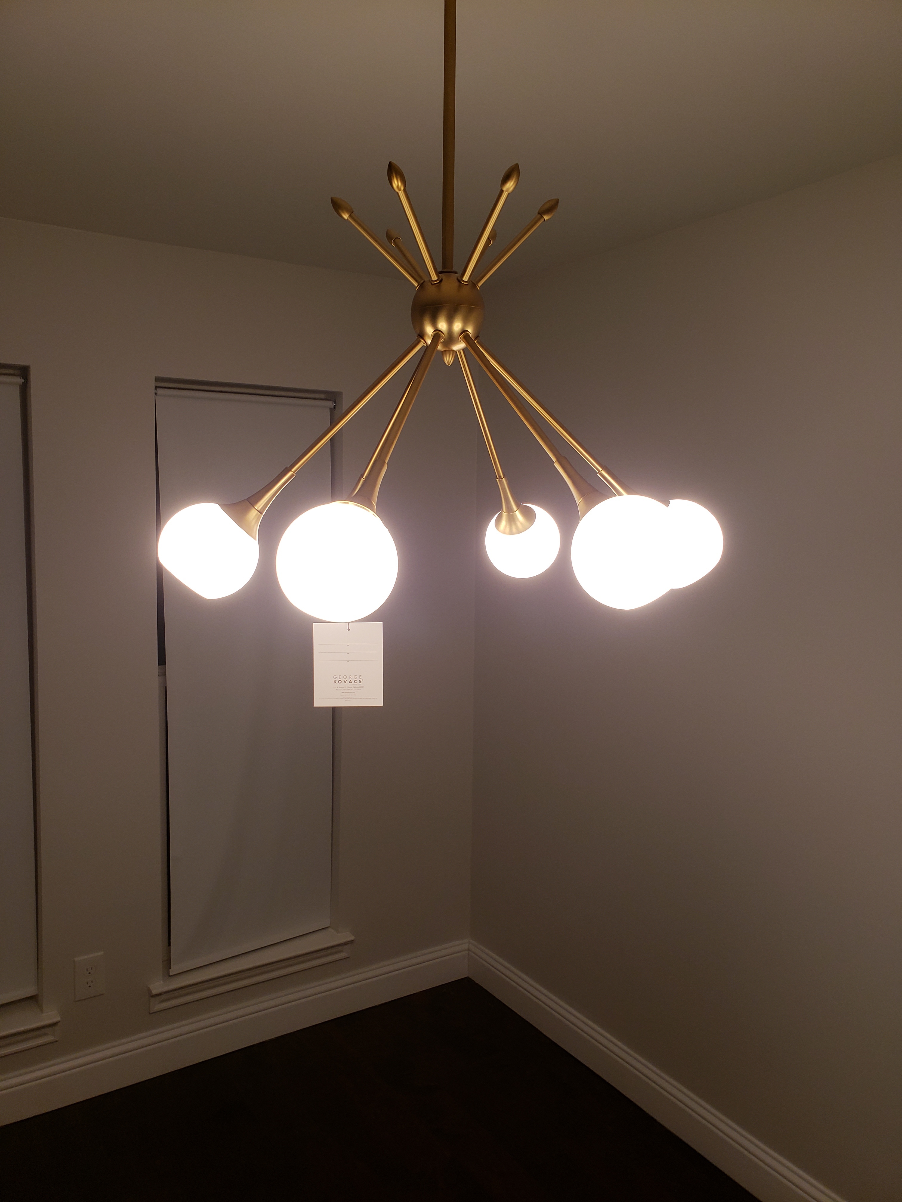 【値下】マーチング カラーガード ポール 約160cm 5本 ゴールド George Kovacs Pontil 6-Light Honey Gold Chandelier - #6K062