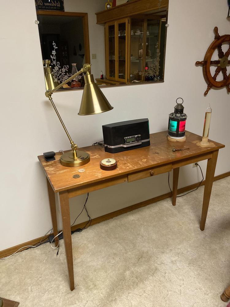 Modern Gold Adjustable USB Desk Lamp - #79P58 | Lamps Plus