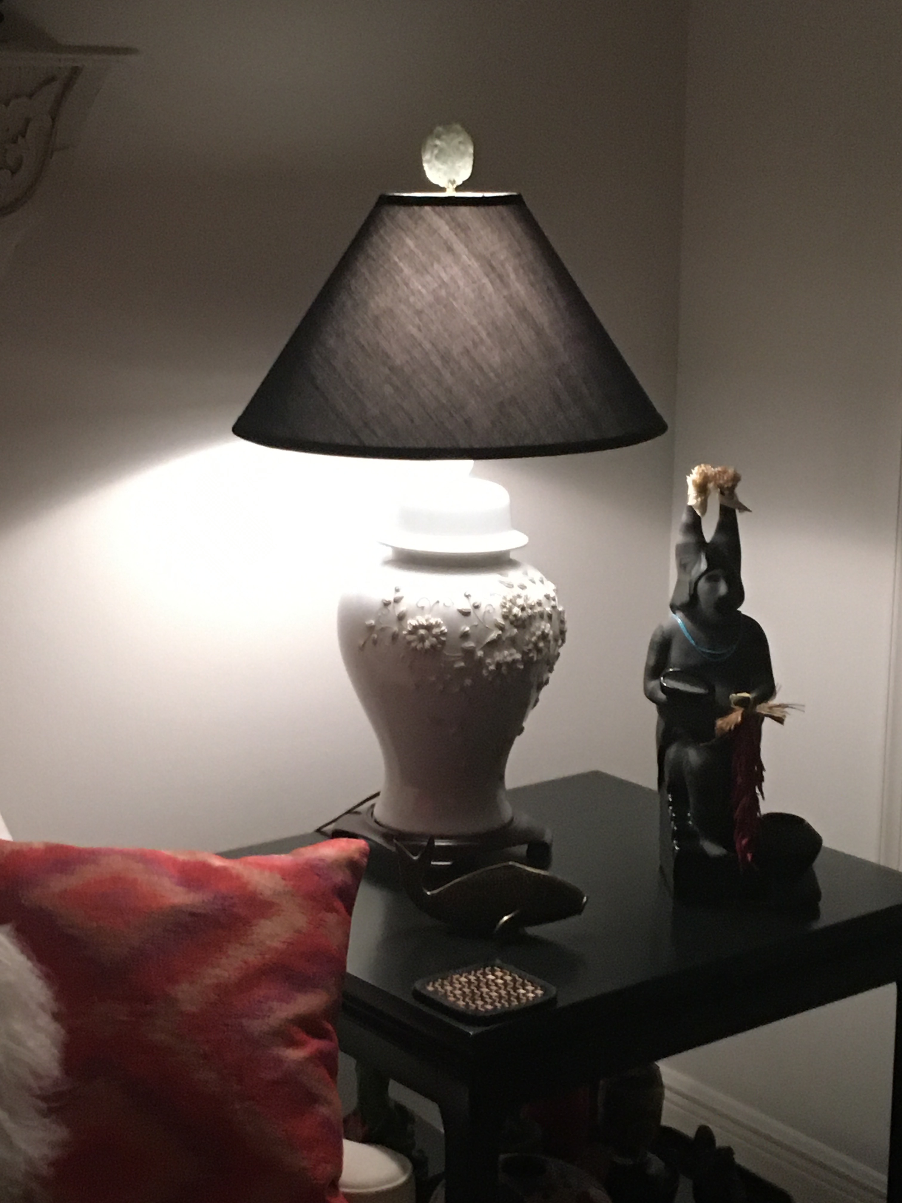 Springcrest Laine Black Chimney Empire Lamp Shade 6x19x12 (Spider