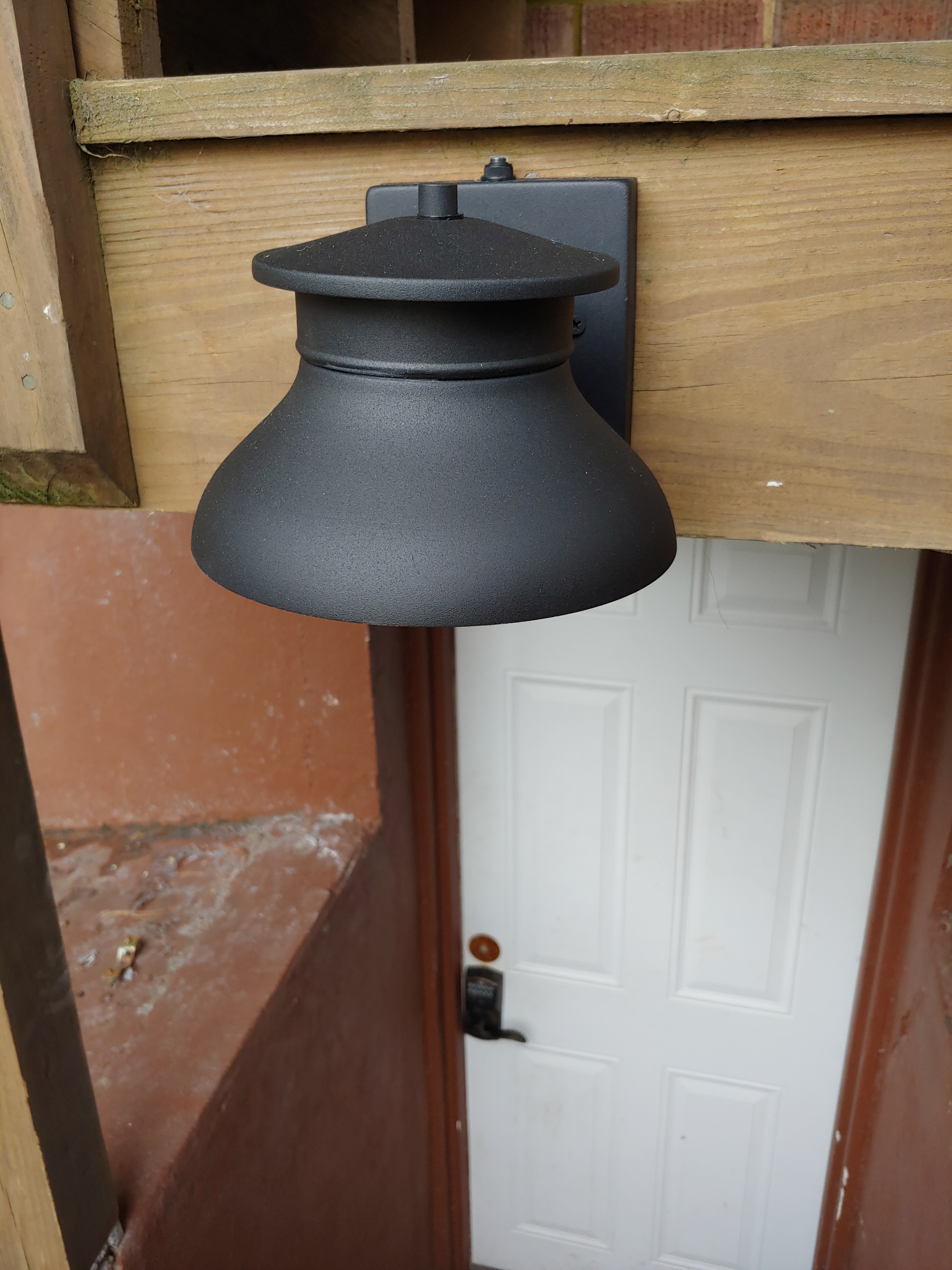 Black Dusk to Dawn LED Outdoor Porch Wall Sconce - #5Y088 | Lamps Plus