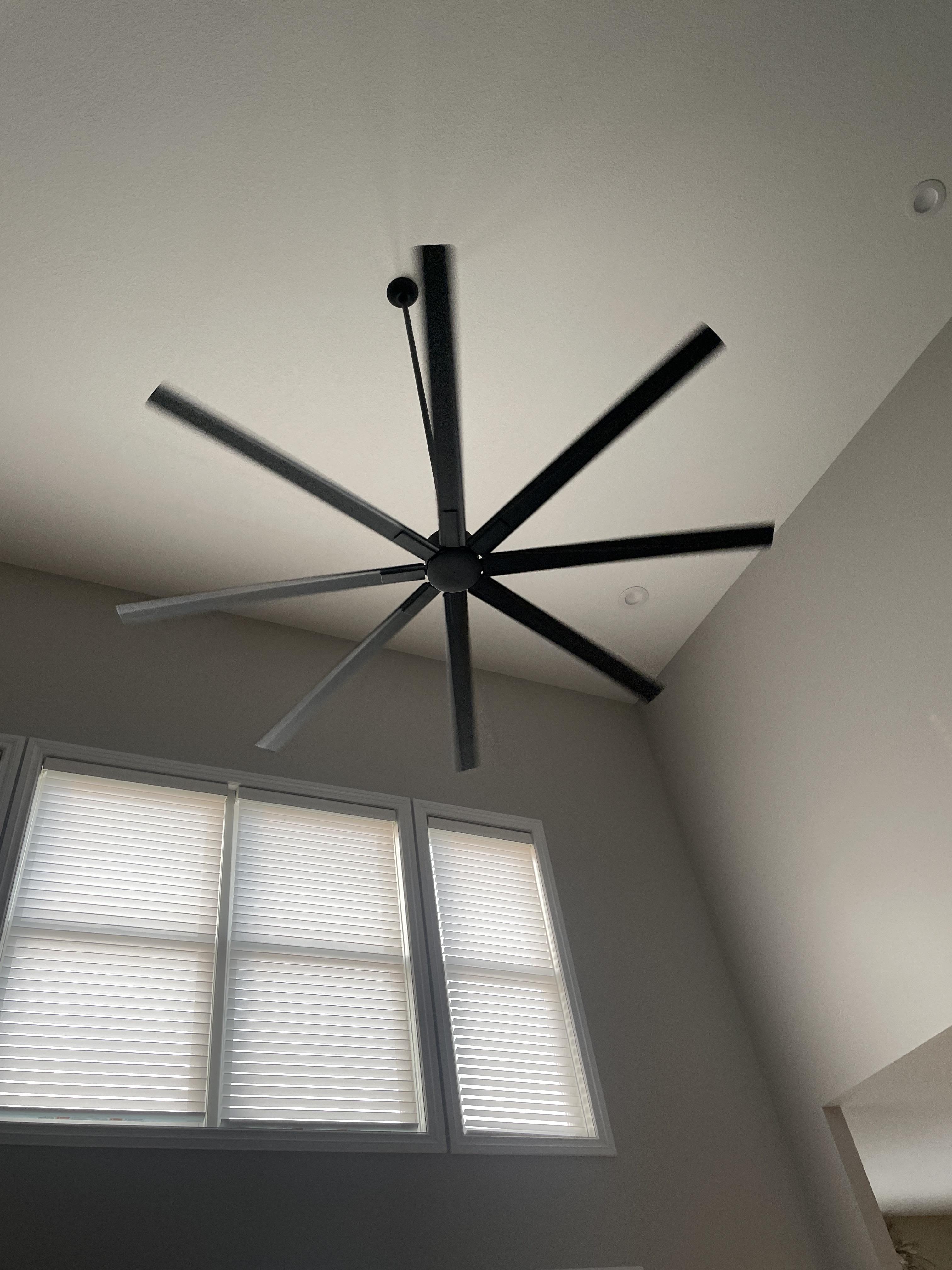 Minka-Aire Xtreme H20 84-inch Coal Black 8-Blade Outdoor Ceiling