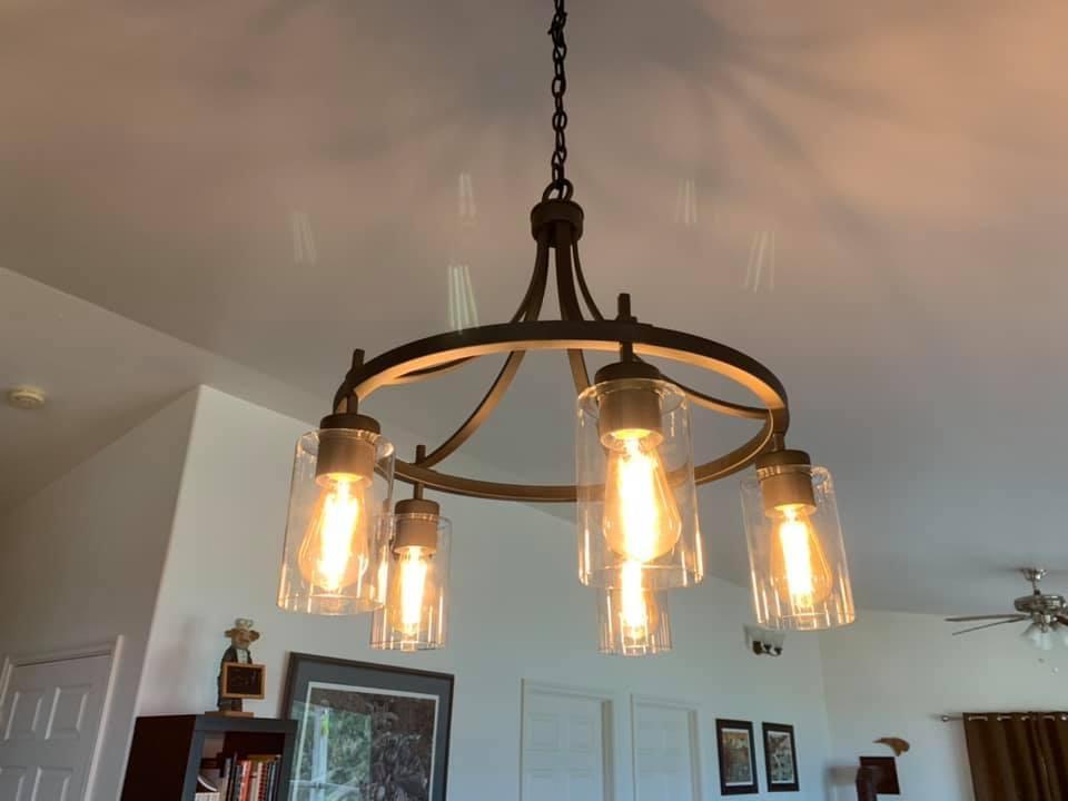 Franklin Iron Works Caleb 5-Light Pen...