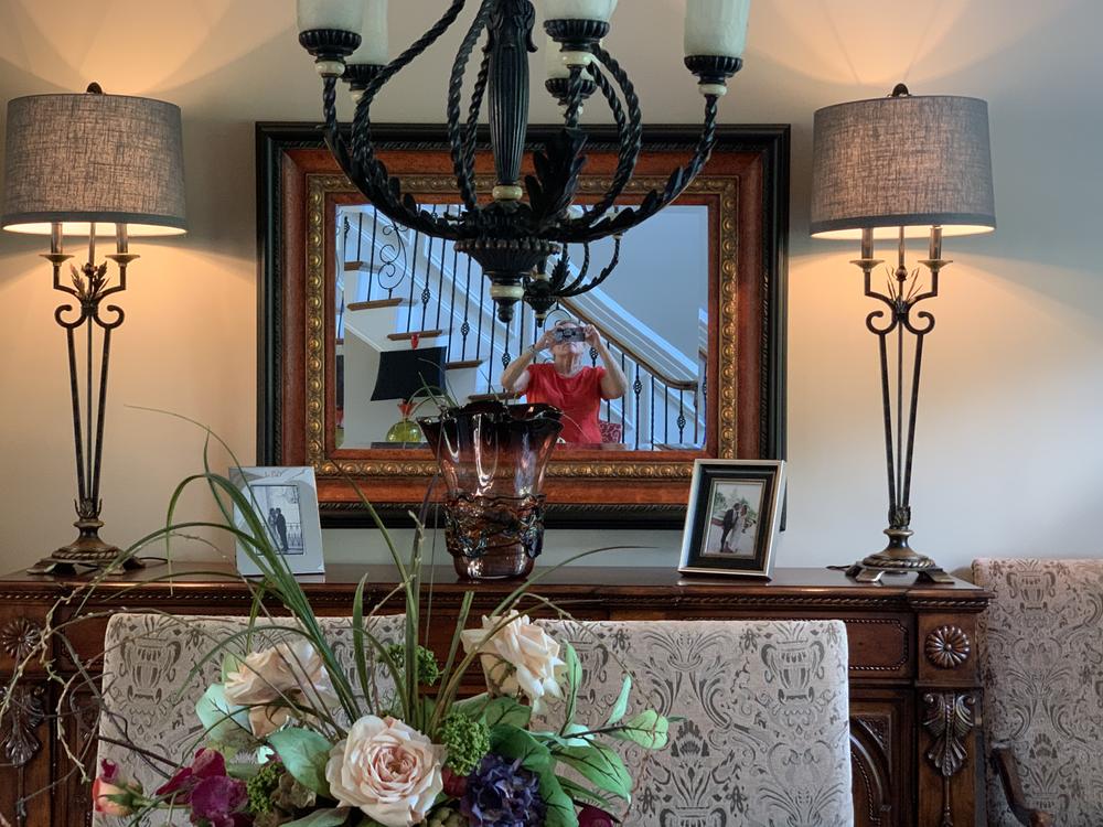 Springcrest Marlee Charcoal Gray Linen Drum Lamp Shade 15X16X11