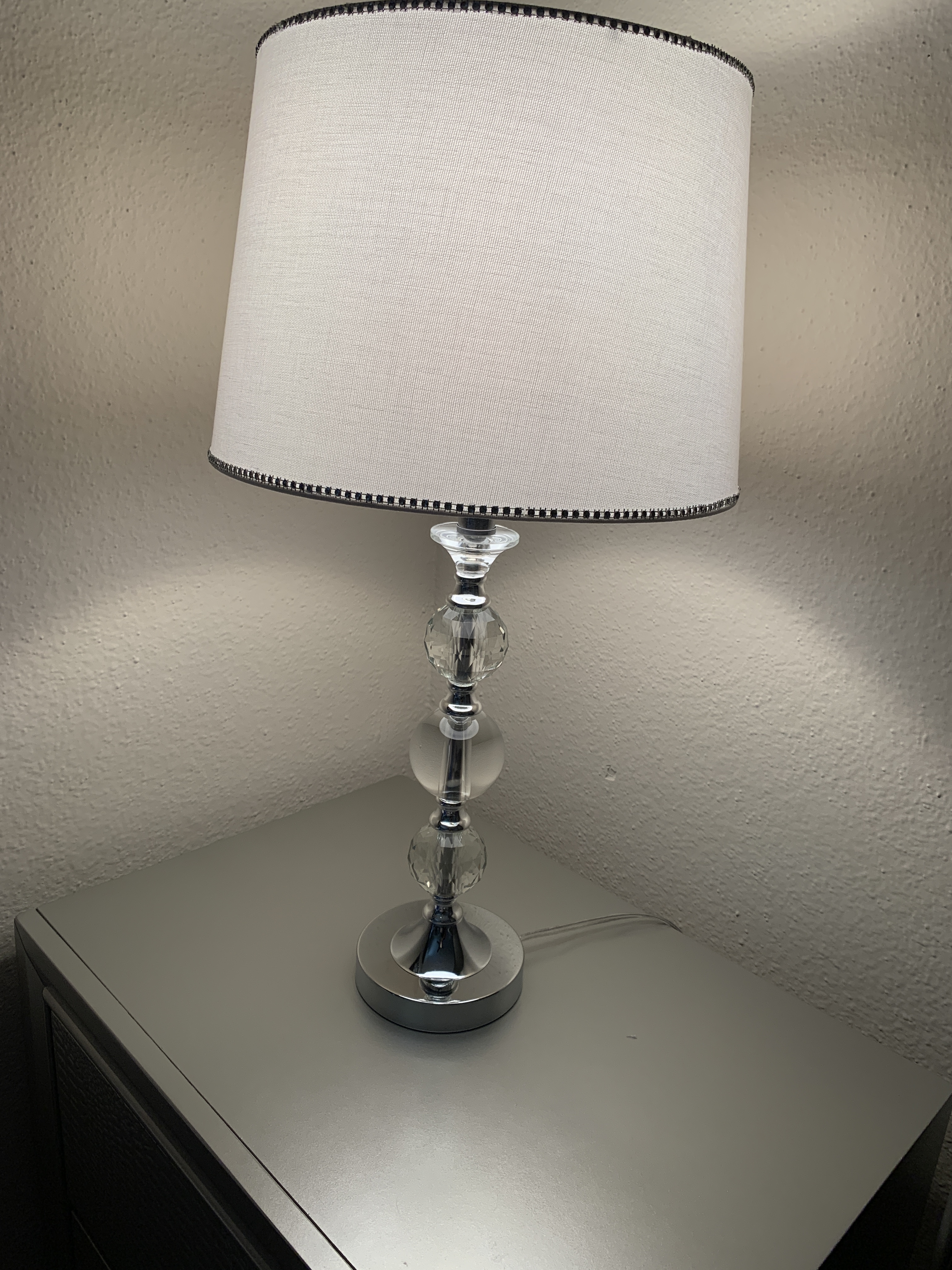 フロアスタンド Crystal table lamp light Crystal Floor Lamp, Modern Standing Lamp with Elegant Shade