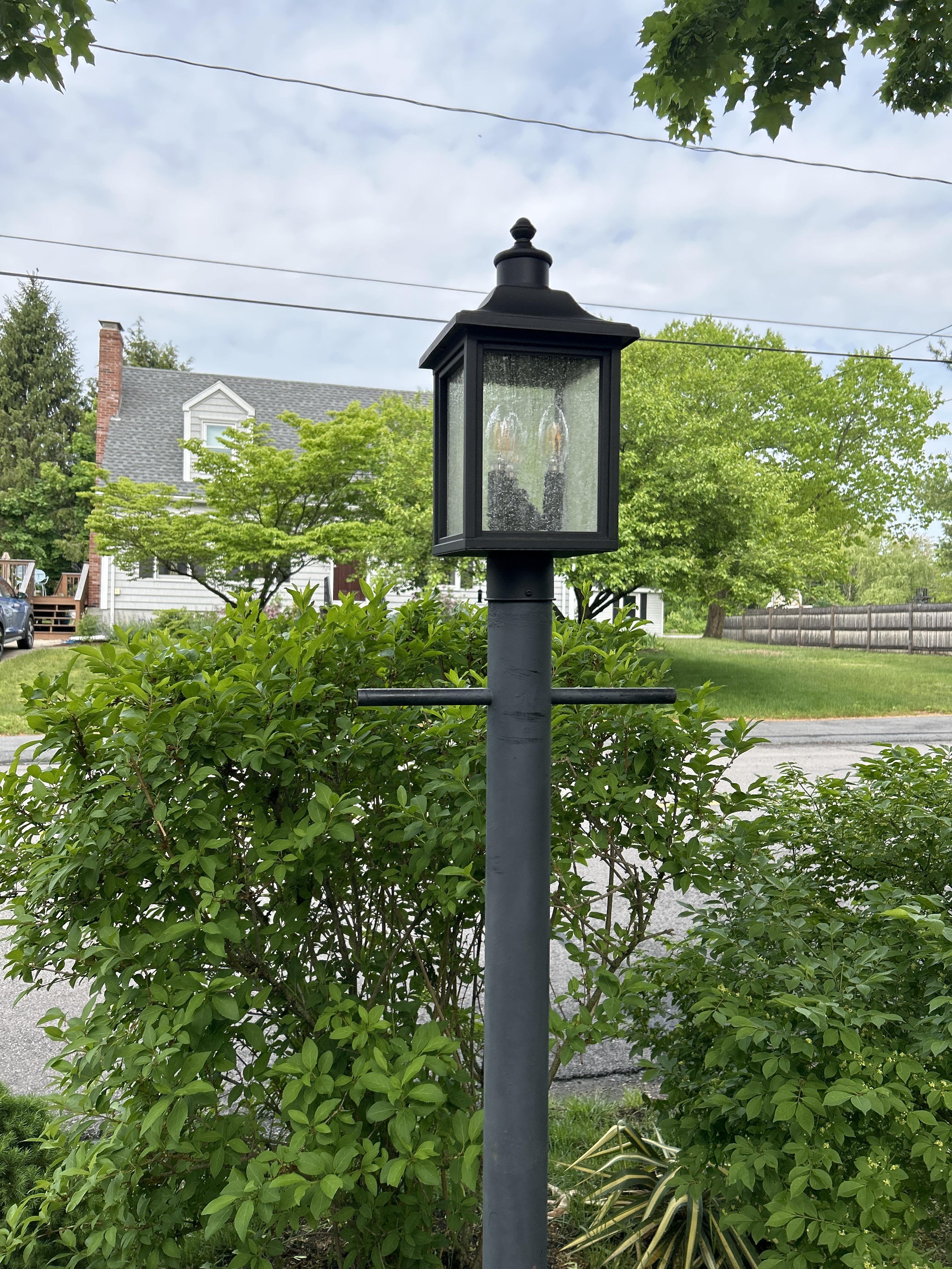 Black Southwest 3-Light Outdoor Post Light - #42F28 | Lamps Plus