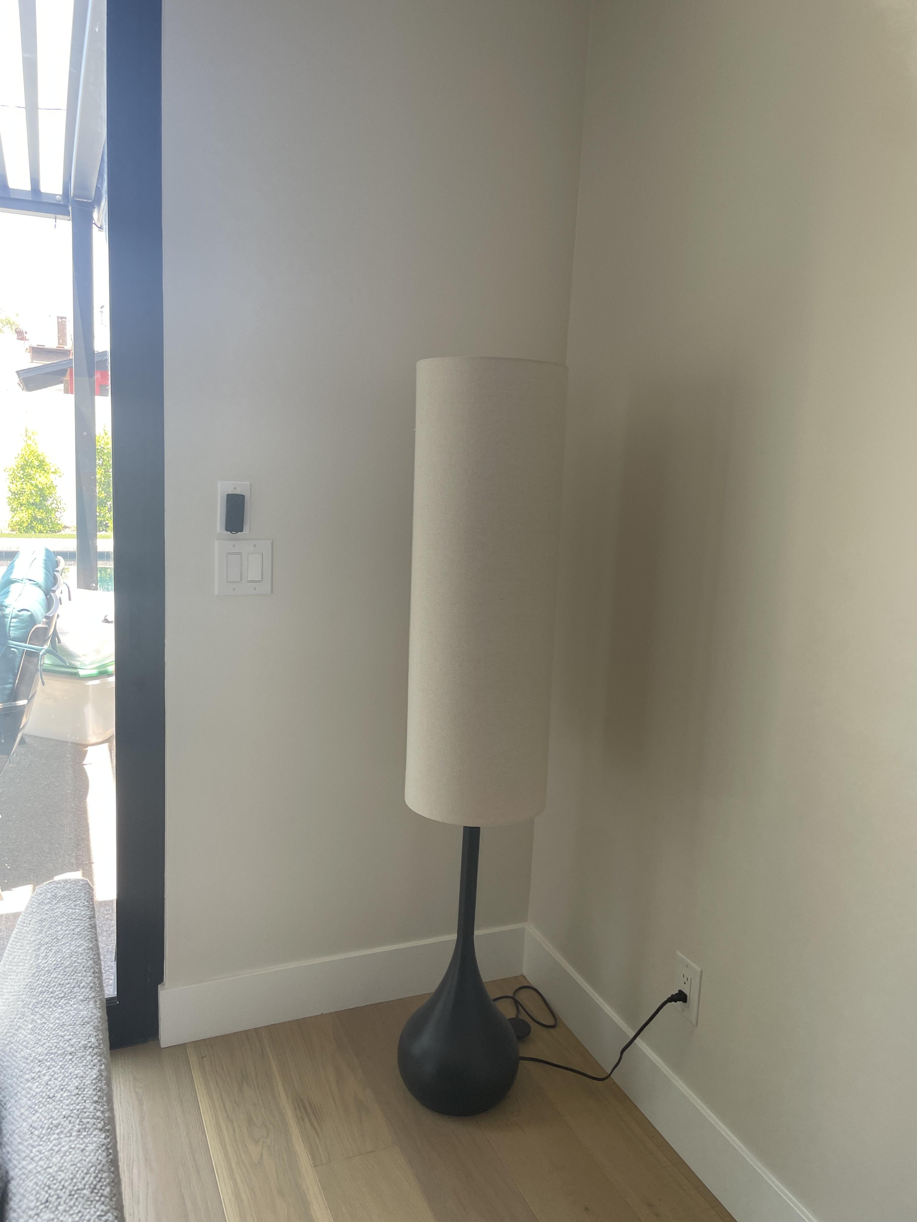 Mid-Century Bronze Droplet Floor Lamp 62