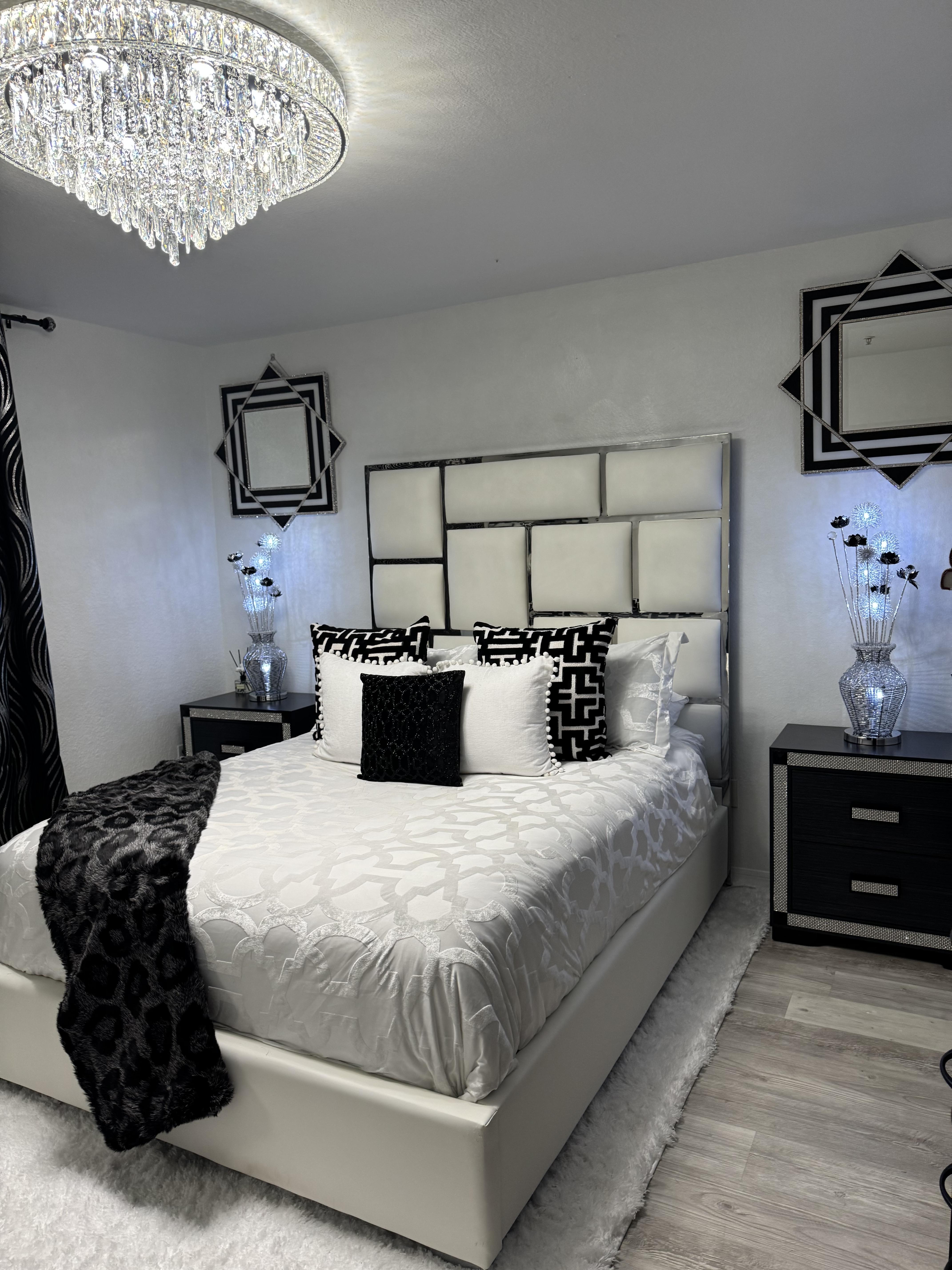 MIRROR9 ホワイト ブラック セット Possini Euro Zorra 36