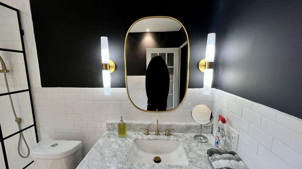 George Kovacs Saber 2-Light Honey Gold Bath - #Y4517 | Lamps Plus