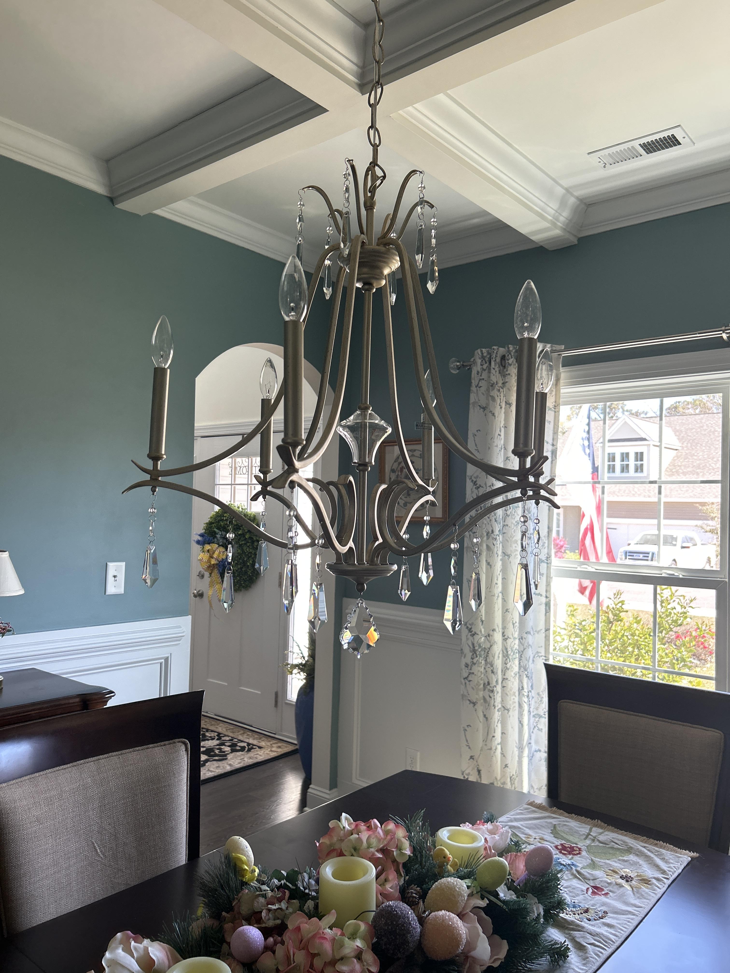 Minka-Lavery Laurel Estate 6-Light Brio Gold Chandelier - #9W284