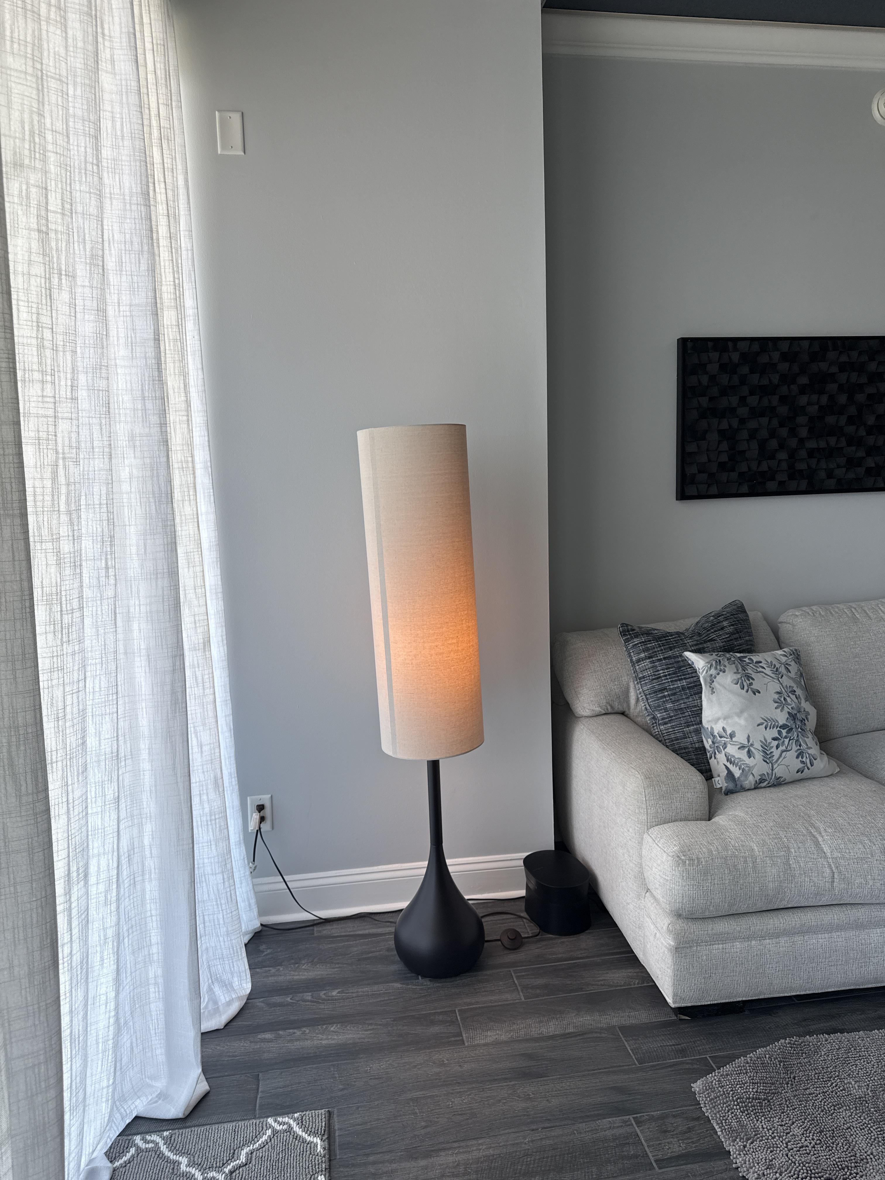 Mid-Century Bronze Droplet Floor Lamp 62