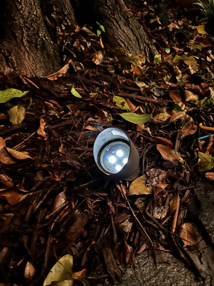Bronze LED Outdoor Spotlight with Hood 7.5 Inch - #2C503 | Lamps Plus