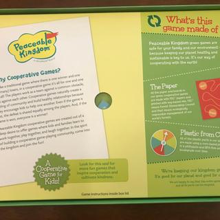 Cooperative game and recyclable