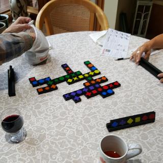First time playing with my friends - instruction booklet at the ready :-)