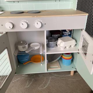 Added shelf and storage