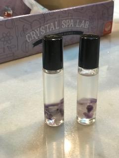 Lipgloss with crystals 