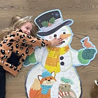 She loves Frosty!