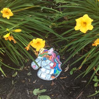 Unicorn stepping stone.