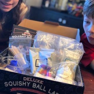 Checking out what was in the box!