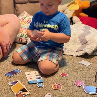 He is having so much fun 