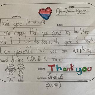 Thank You to Mindware team for working during CoVid!