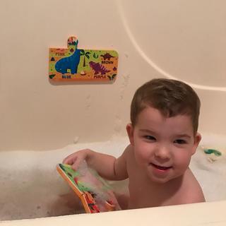 First time with the bath puzzle