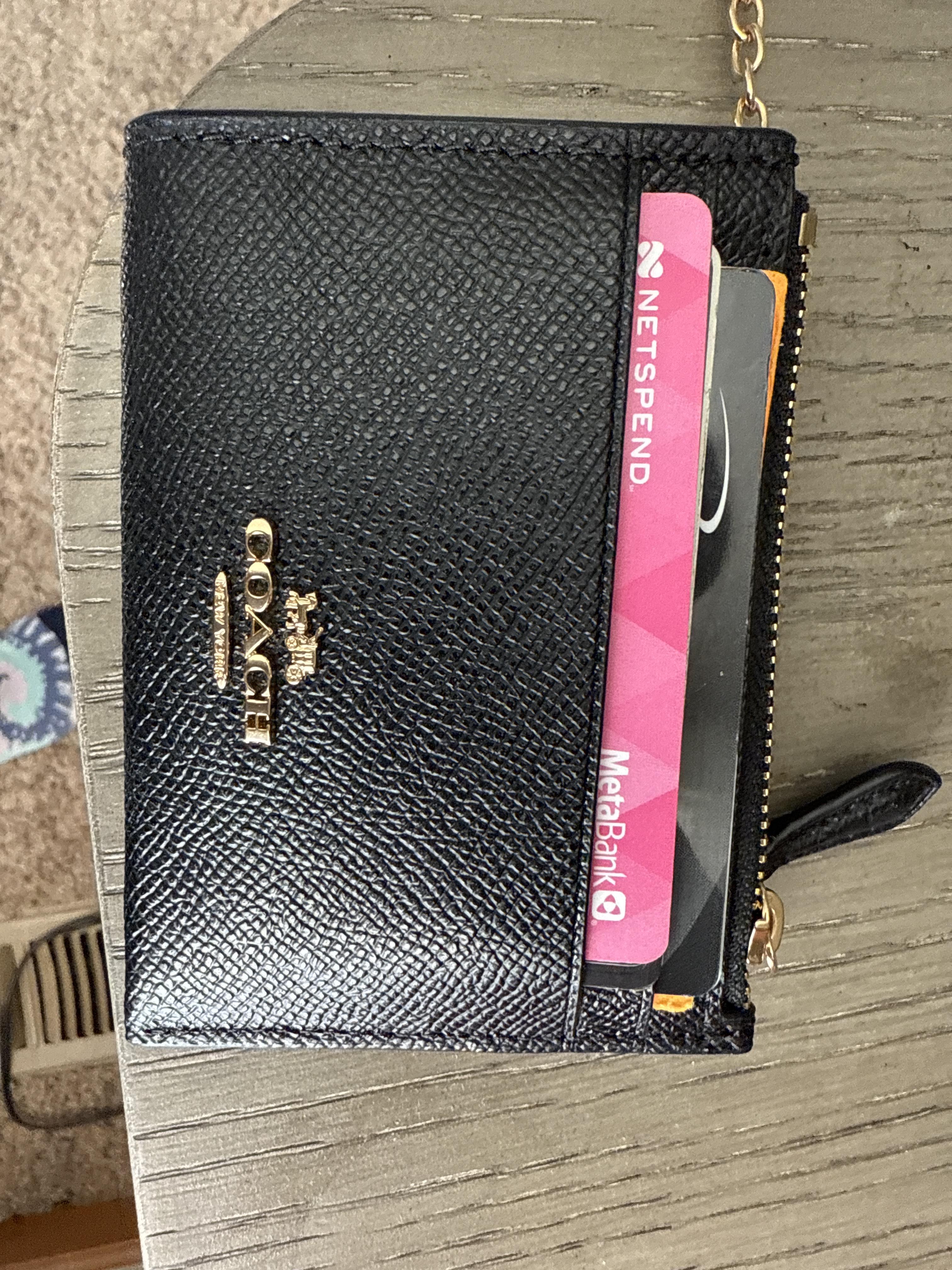 COACH® Outlet | Mini Id Skinny Case With Lips Print