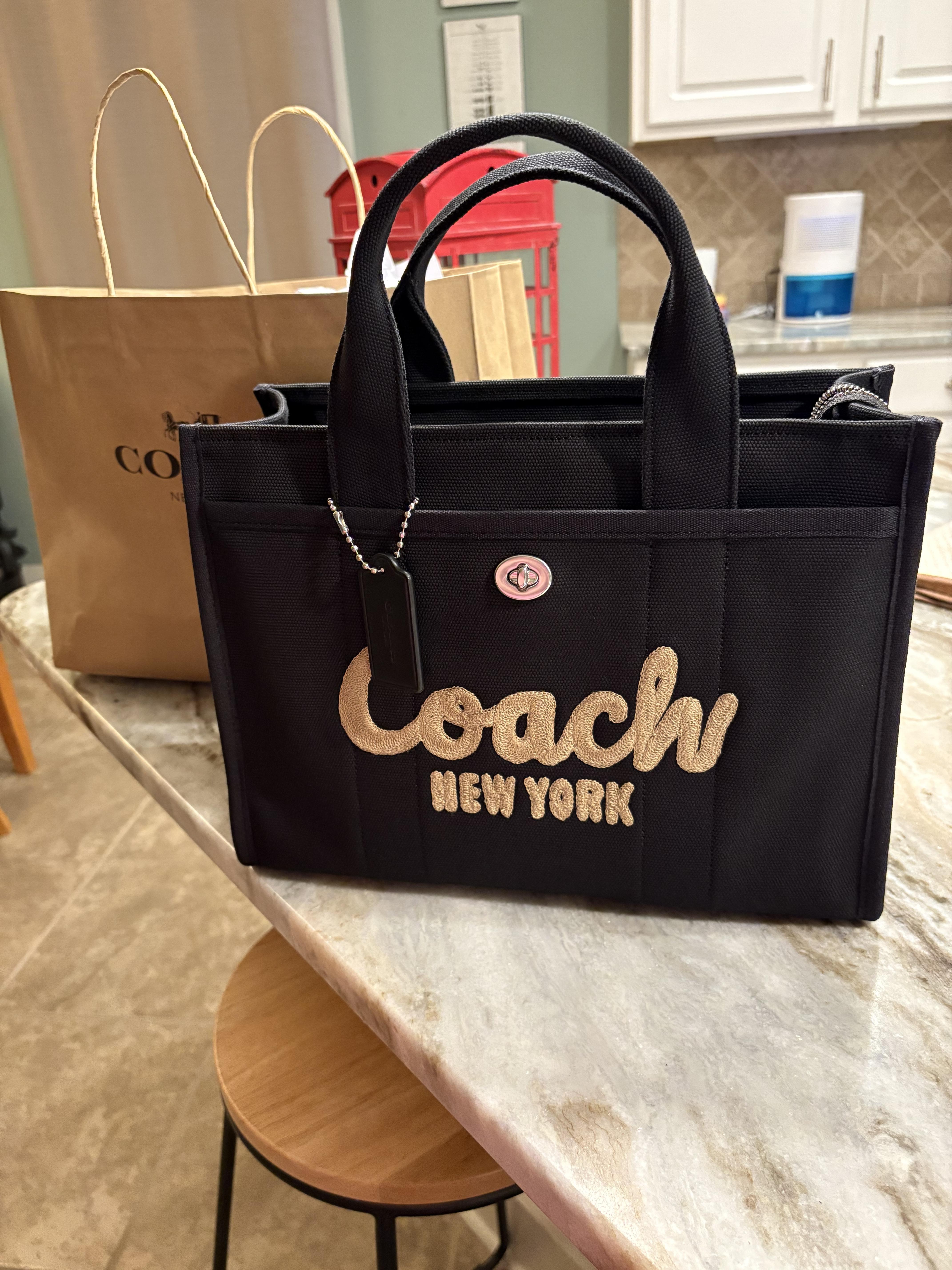 COACH® Outlet | Cargo Tote Bag With Floral Print COACH® Outlet | Cargo Tote Bag With Floral Print