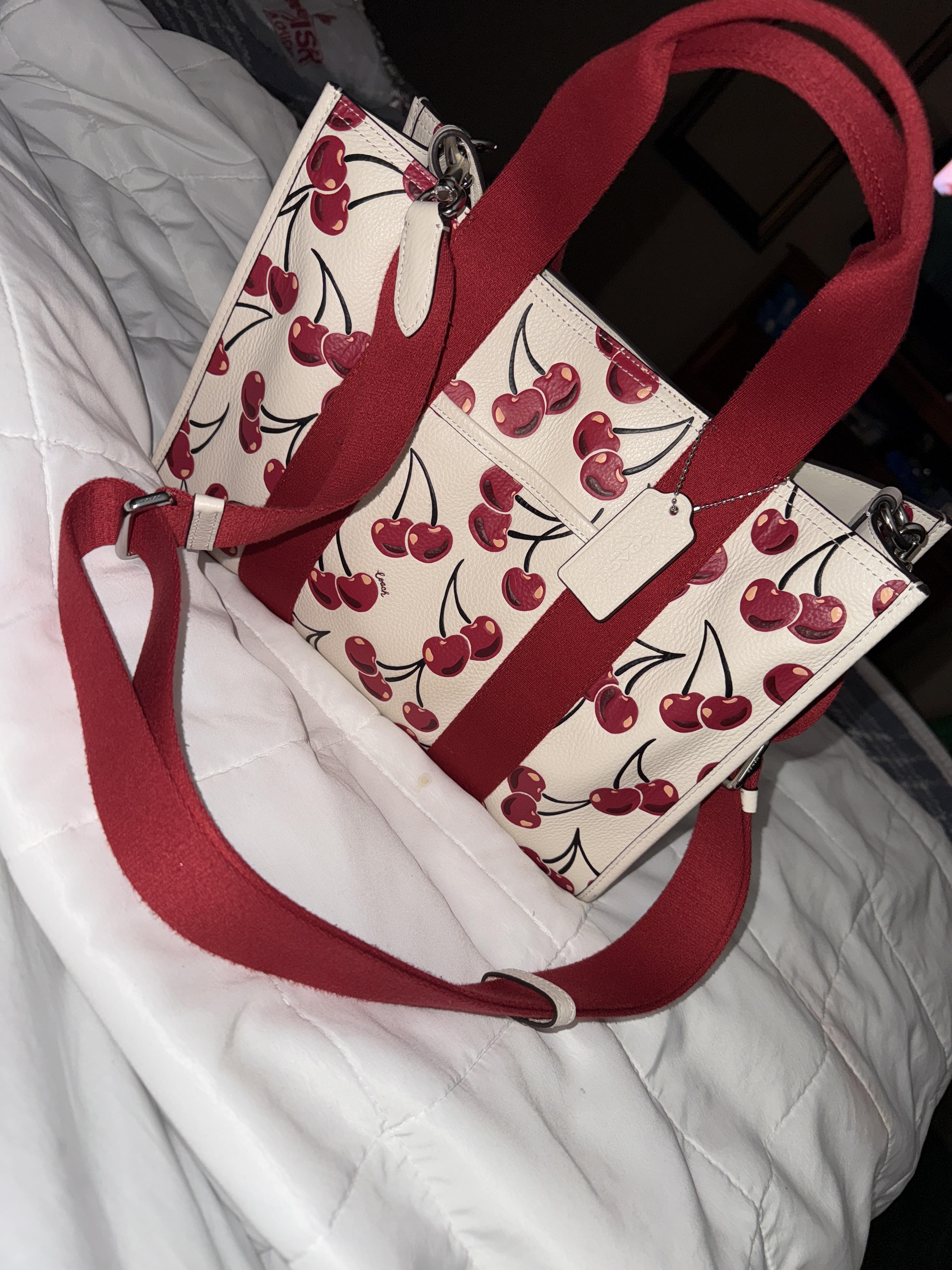COACH® Outlet | Smith Tote Bag With Cherry Print