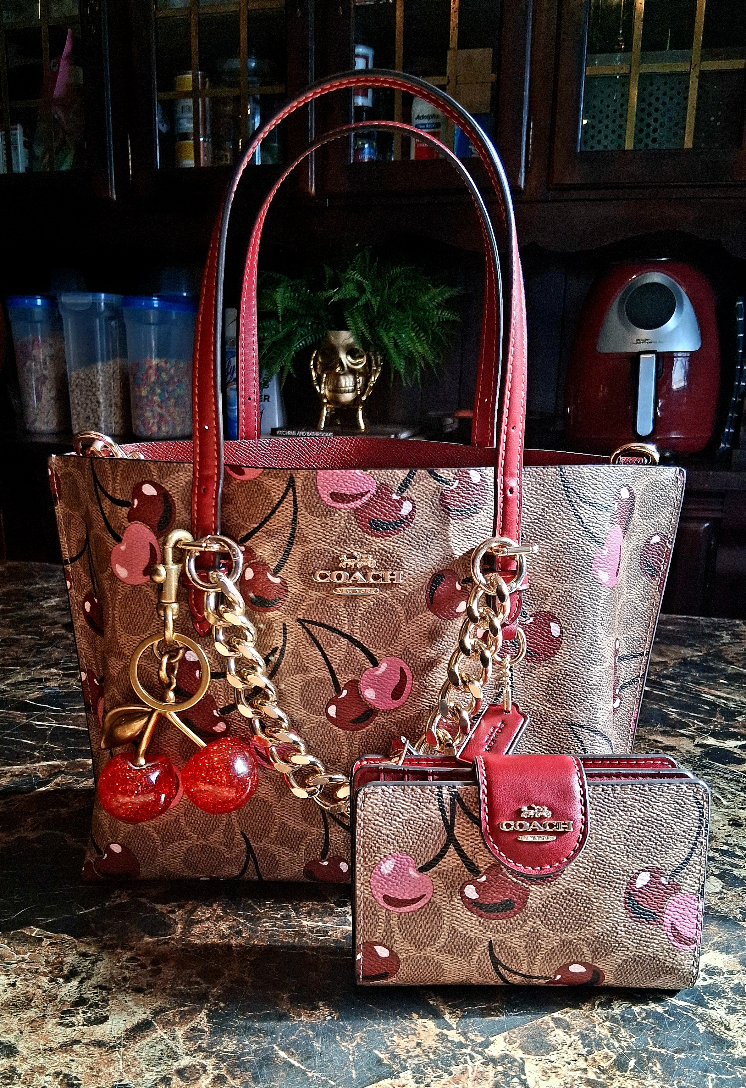 【春にピッタリ★Coach★Mollie Tote Bag 25 WithFloral Print】 NWT Coach Mollie Tote Bag 25 In Signature Canvas With Floral