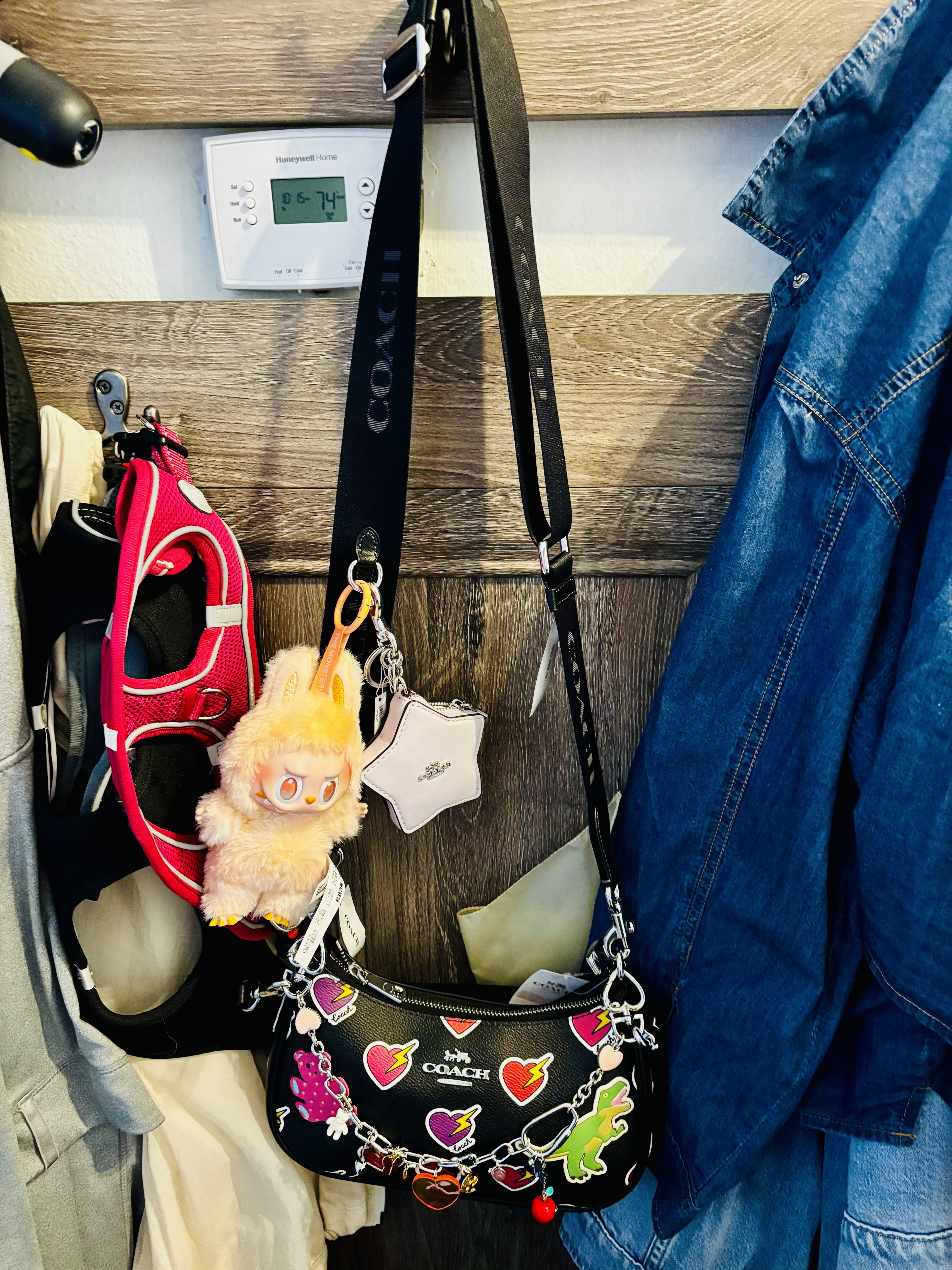 ★KIRSH★ Cherry Terry Shoulder Bag Yellow COACH® Outlet | Teri Shoulder Bag In Signature Canvas With