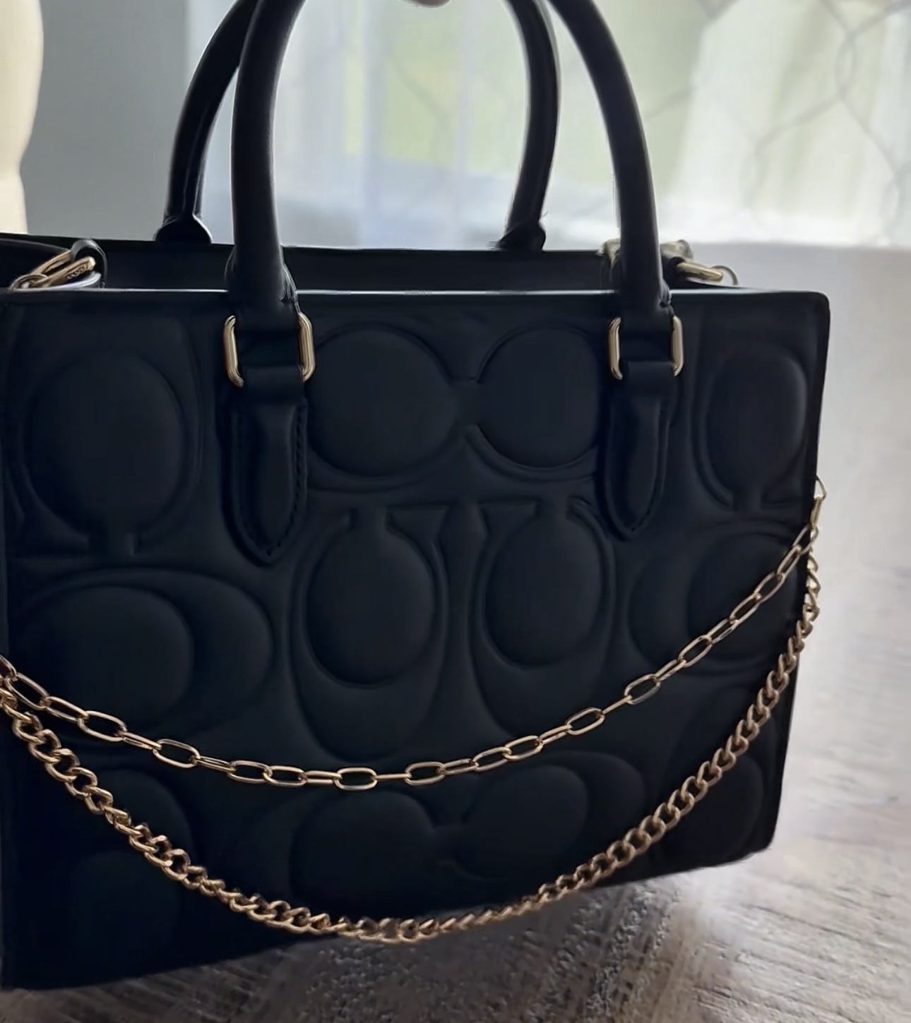 COACH® Outlet | Maggie Small Tote Bag In Blocked Signature