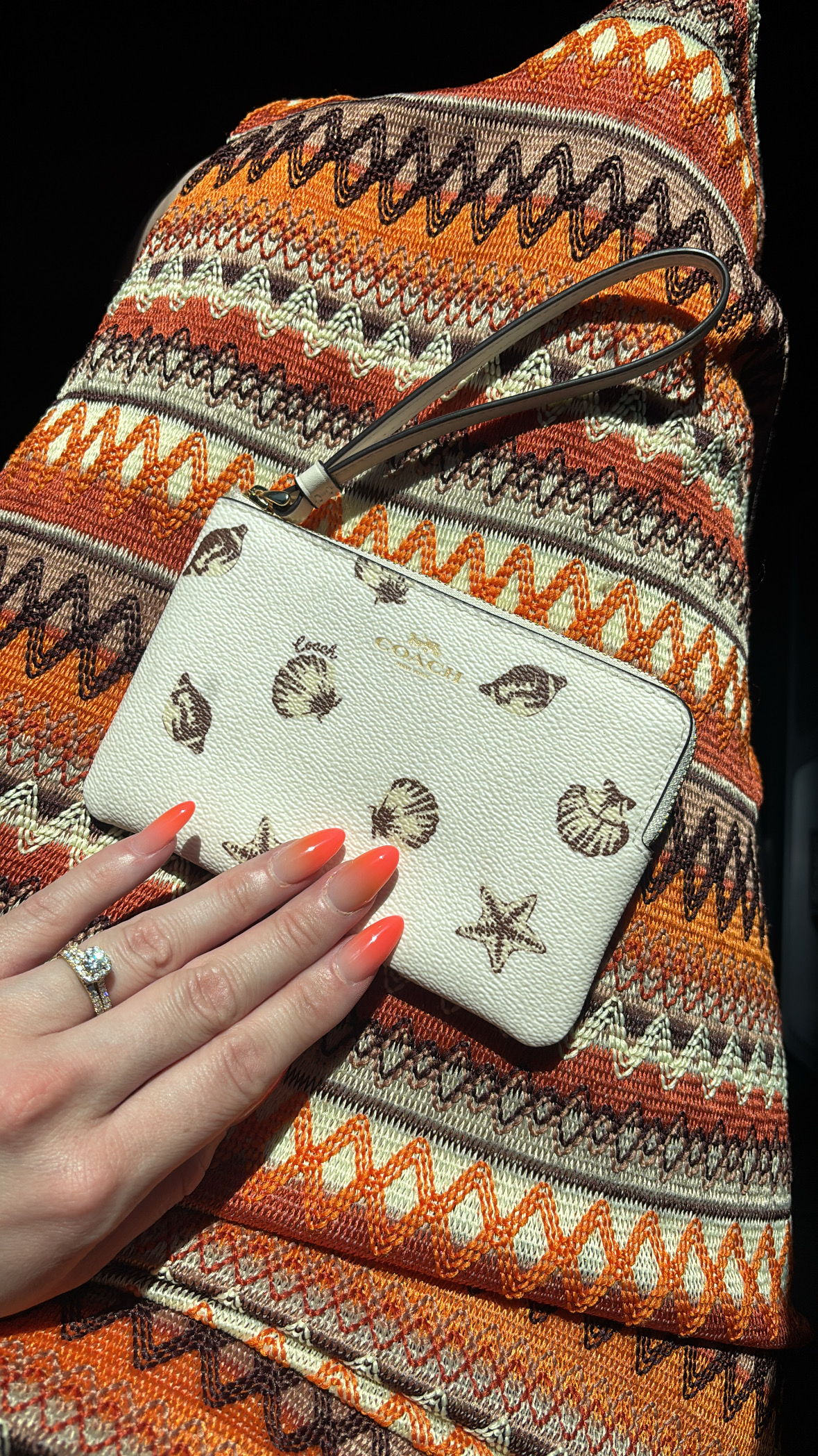 COACH® Outlet | Coach X Peanuts Corner Zip Wristlet