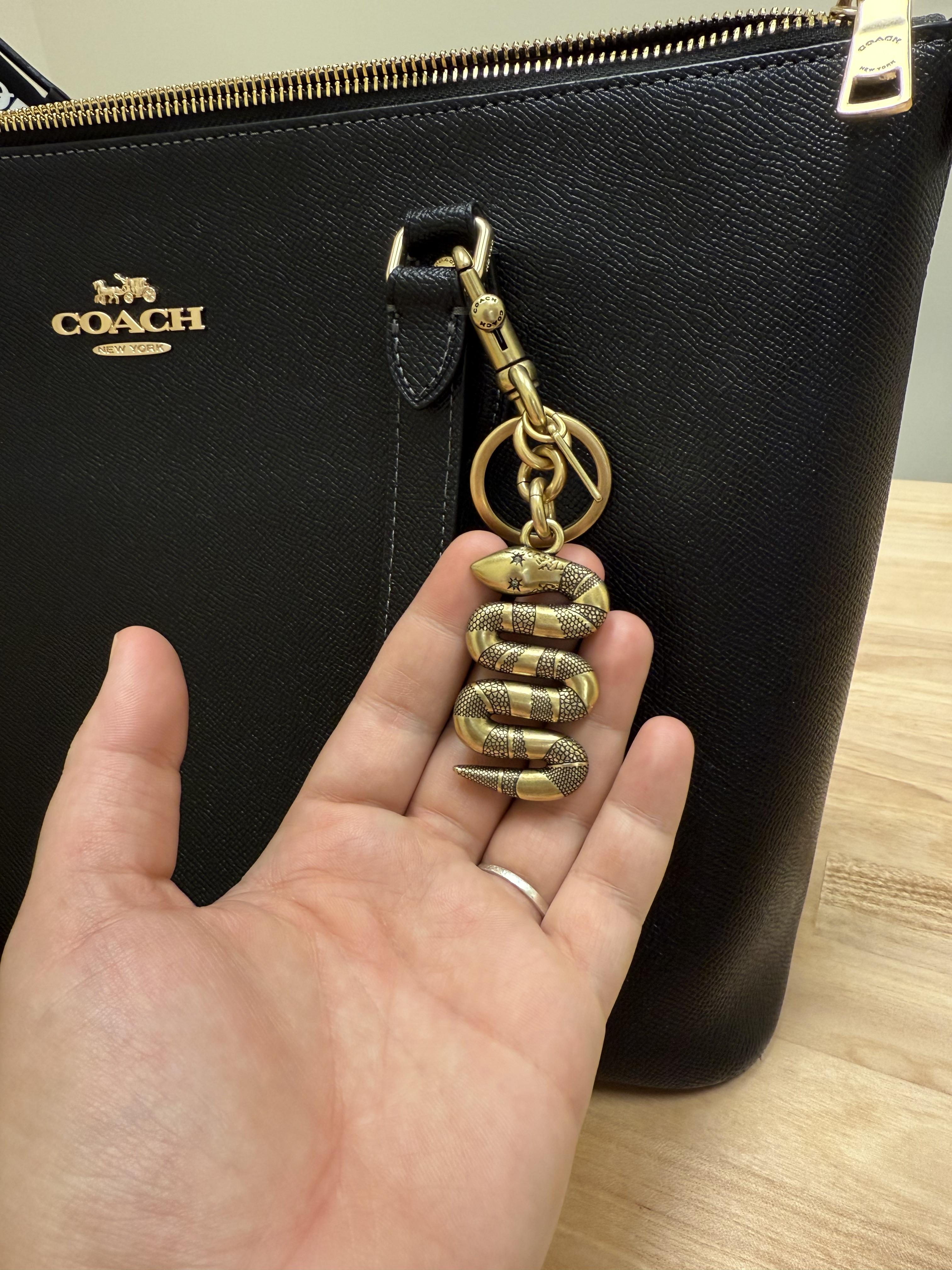 ◆Coach◆ New Year Beaded Snake Bag Charm CZ127 B4/B4 Coach Lunar New Year Snake Bag Charm