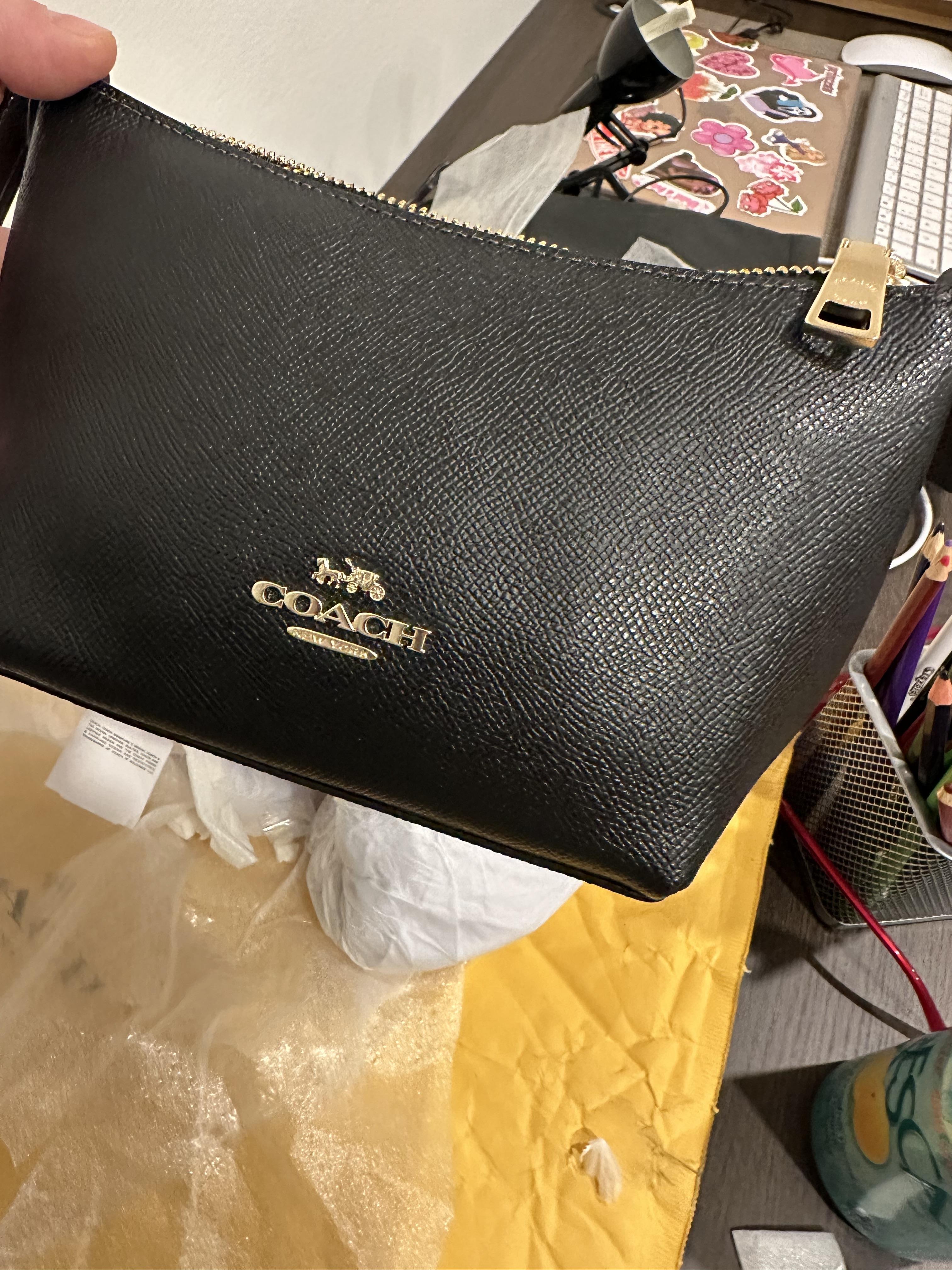 COACH® Outlet | Zip Top Crossbody Bag In Signature Canvas