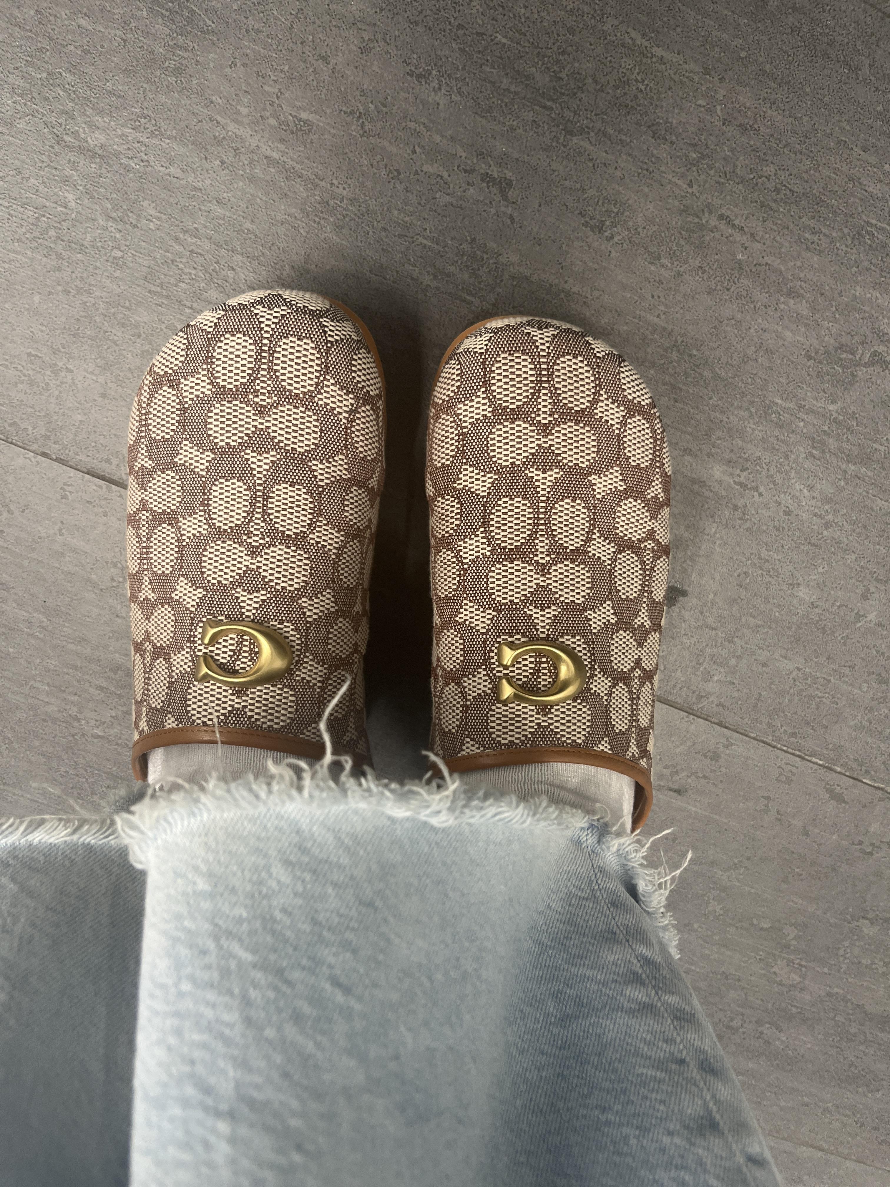 COACH® Outlet Hadley Slipper In Signature Textile Jacquard