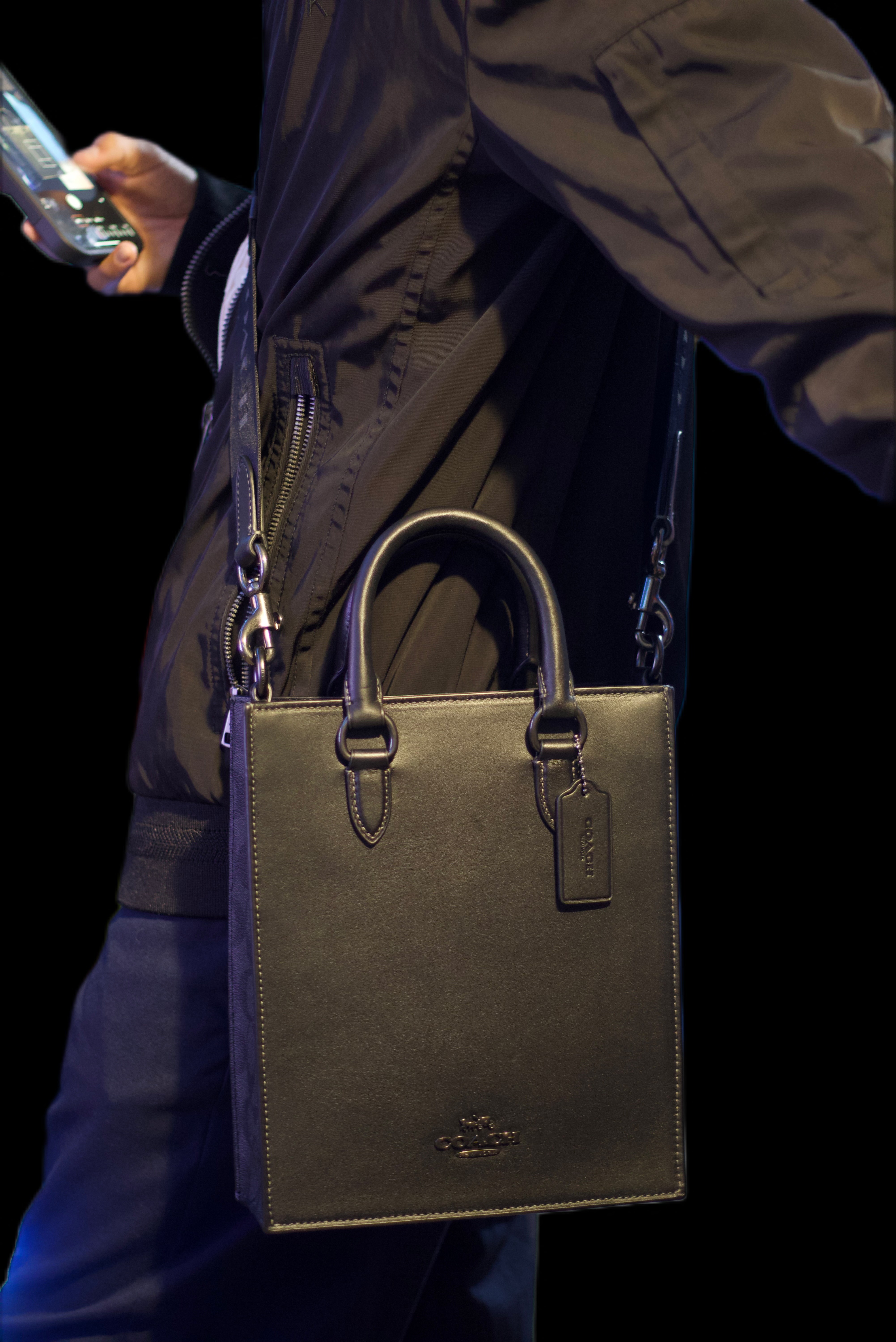 Coach Dylan Tote Bag In Colorblock Signature Canvas Black 