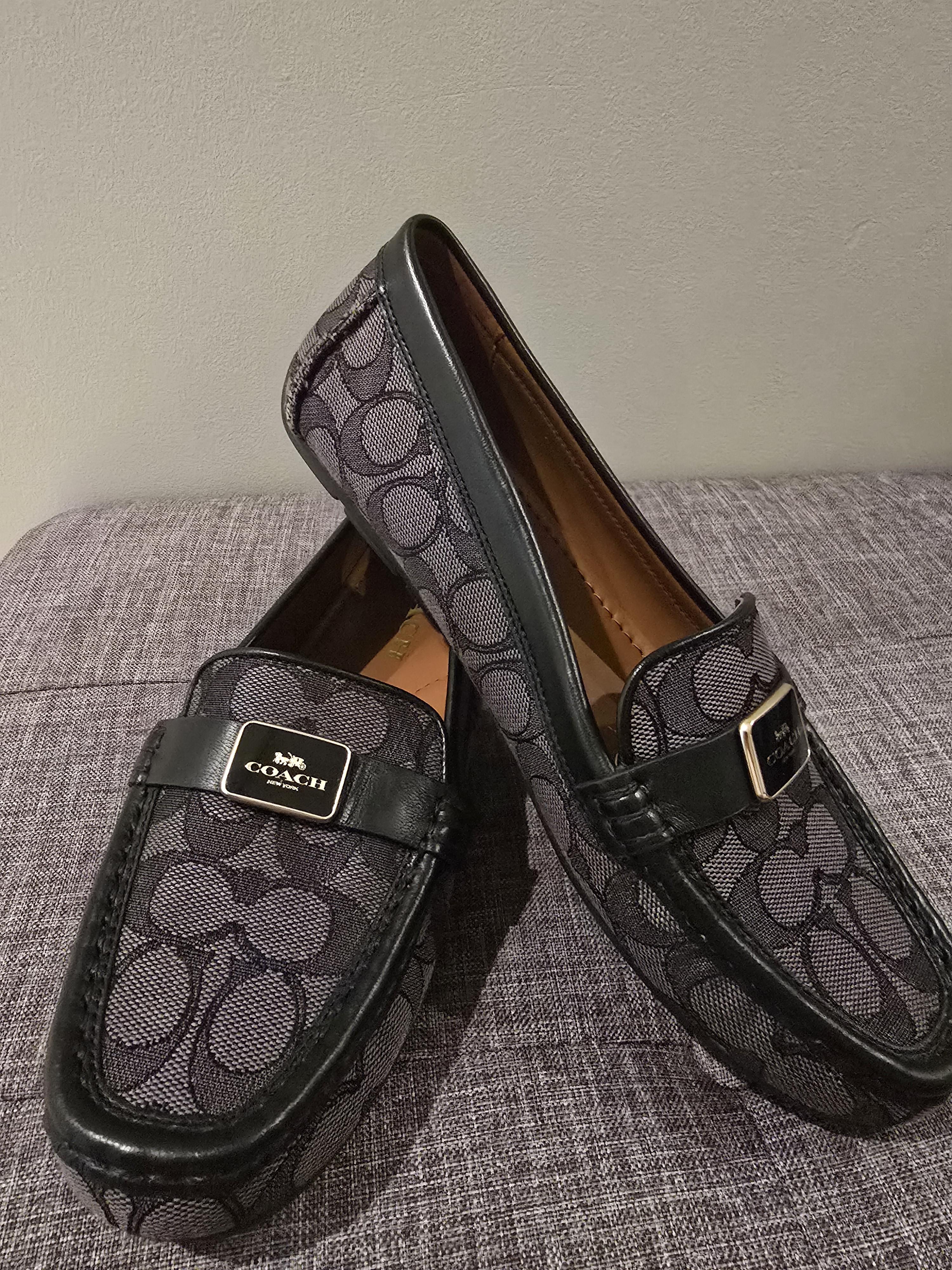 【レビューで送料無料】 COACH® Outlet | Mona Driver In Signature Jacquard 靴
