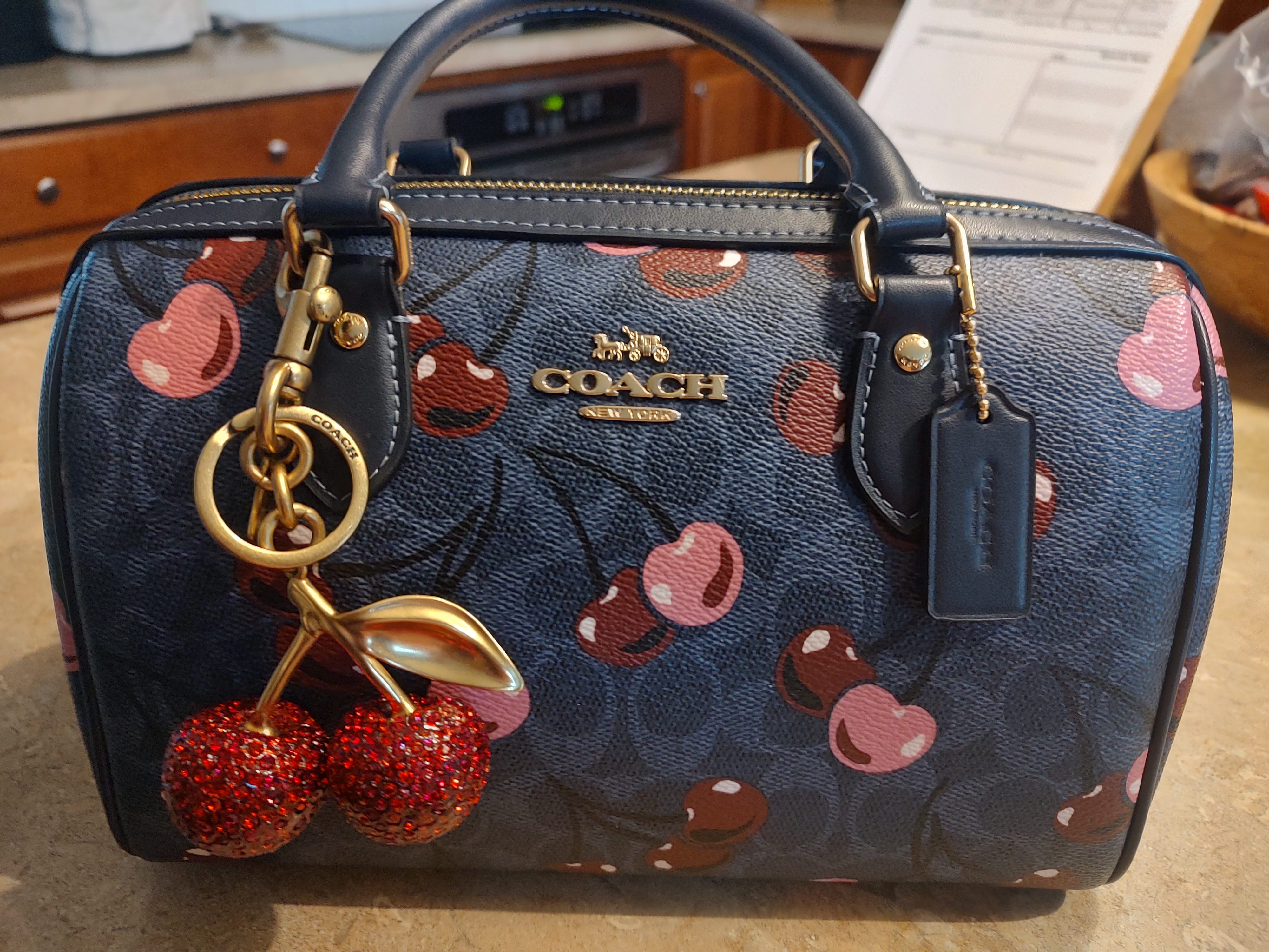 Crystal Cherry Bag Charm | Coach New Zealand