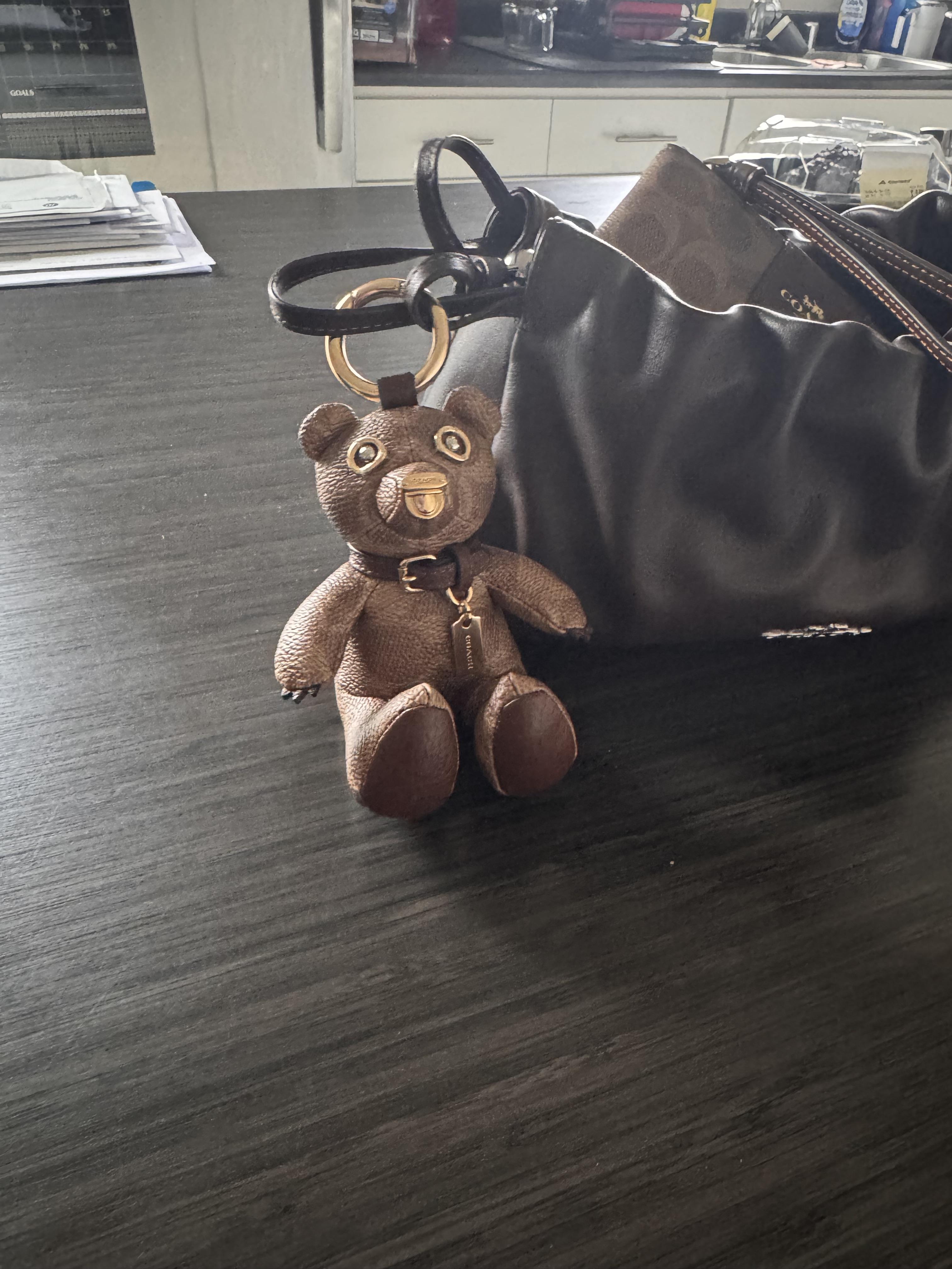 Collectible Bear Bag Charm In Signature Canvas | Coach New Zealand