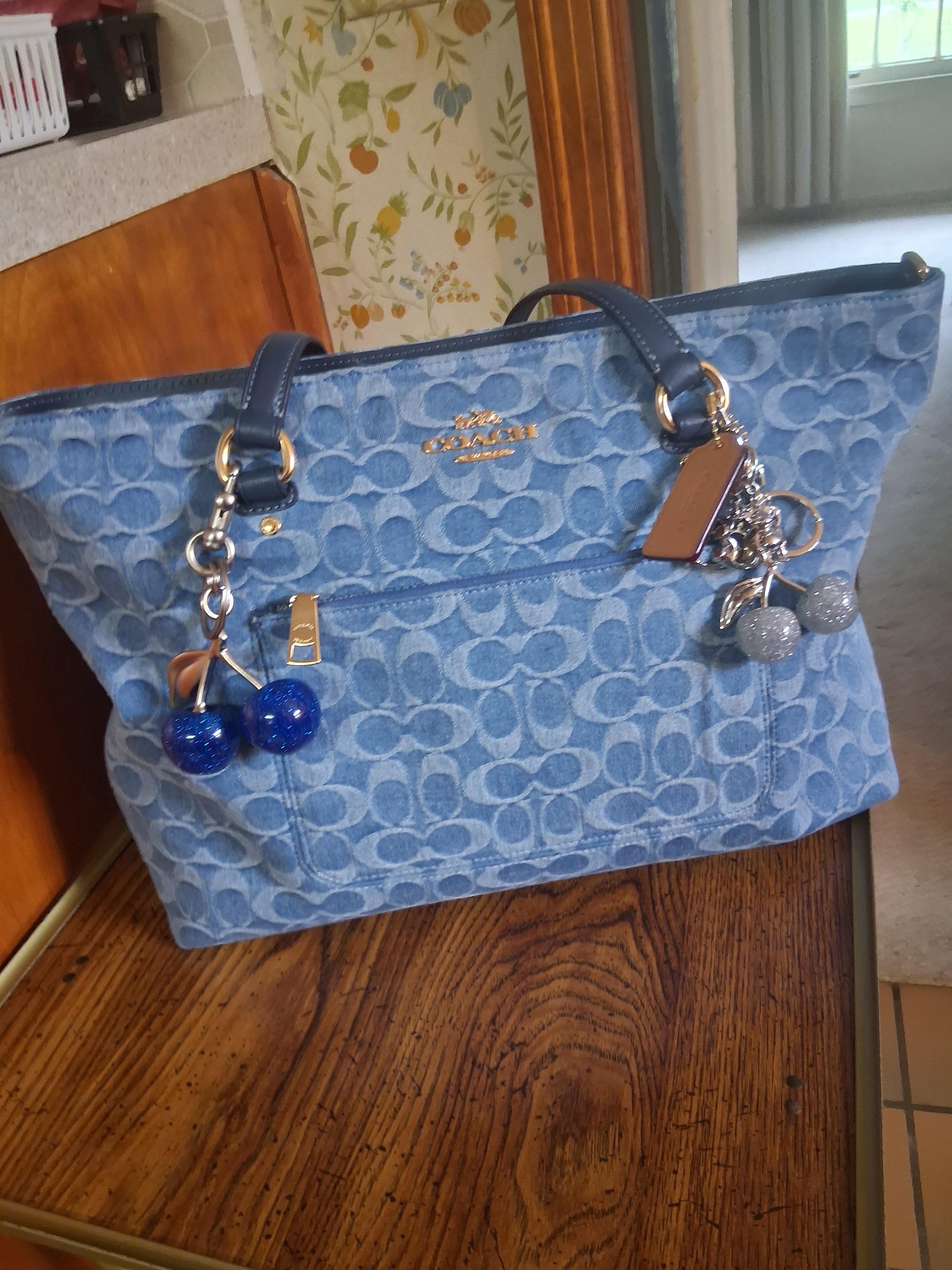 Station Tote Bag In Signature Denim | Coach New Zealand