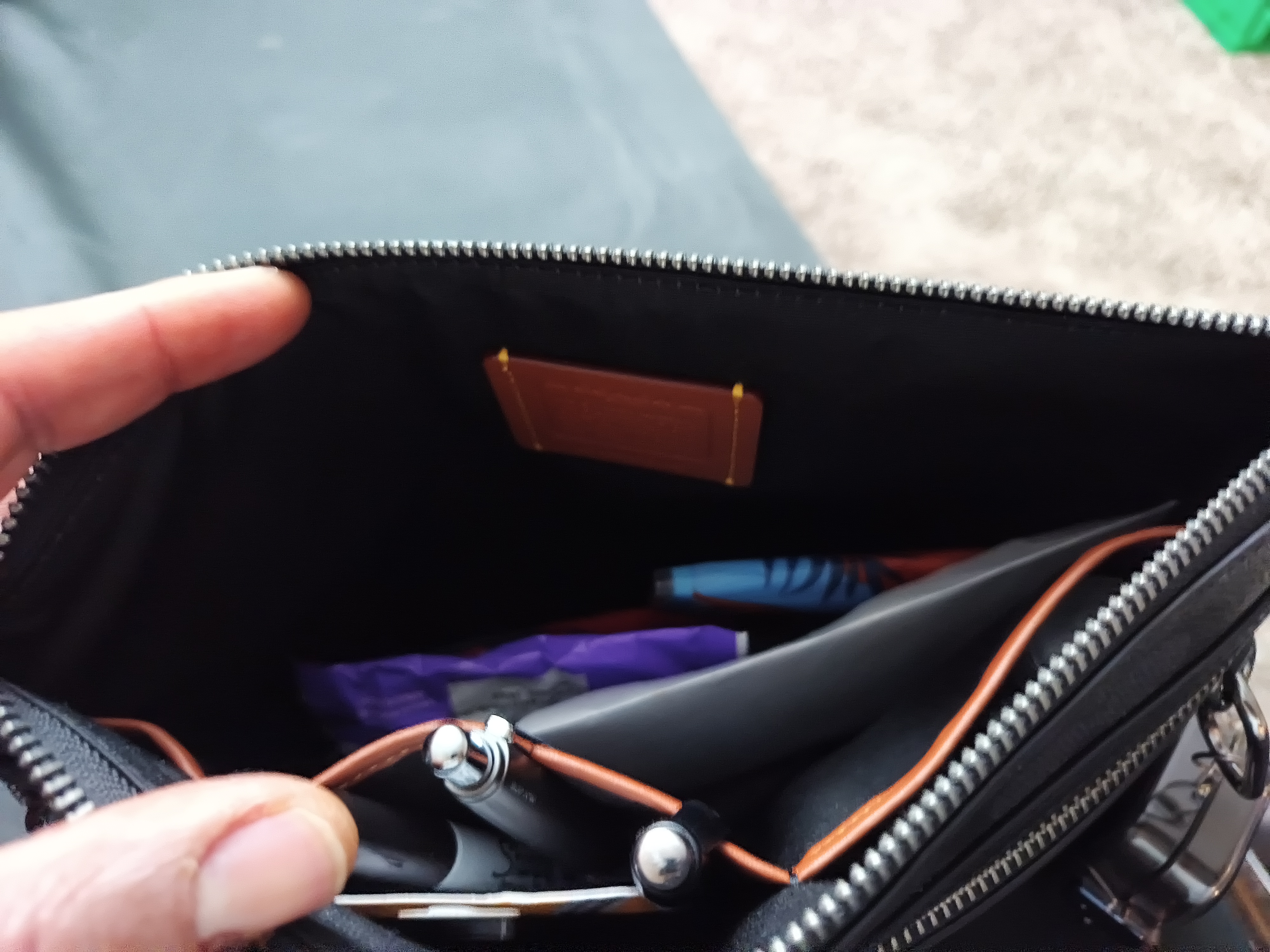 Carry All Pouch In Signature Canvas | Coach New Zealand